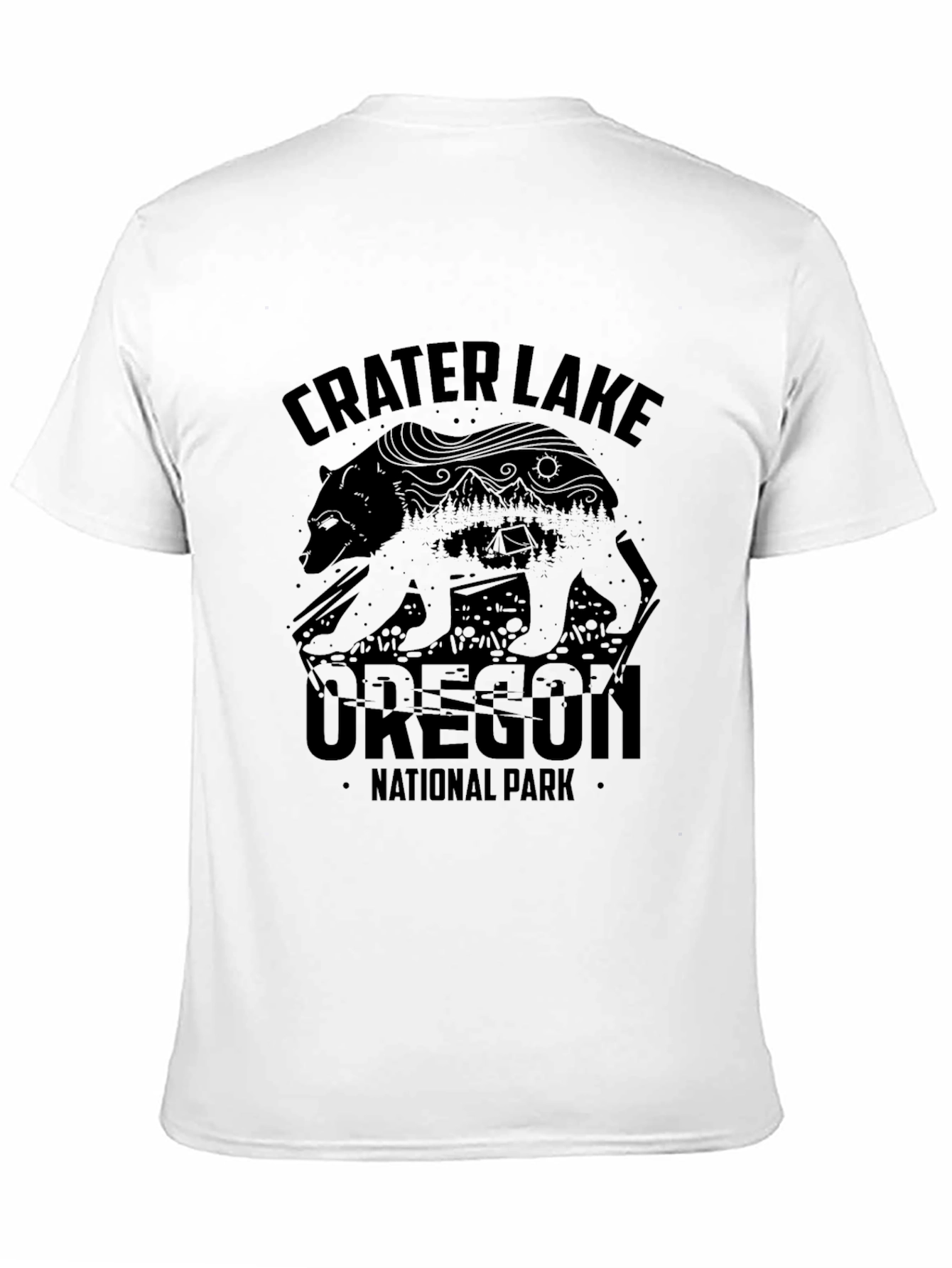 Crater Lake Oregon National Park Bear T-Shirt
