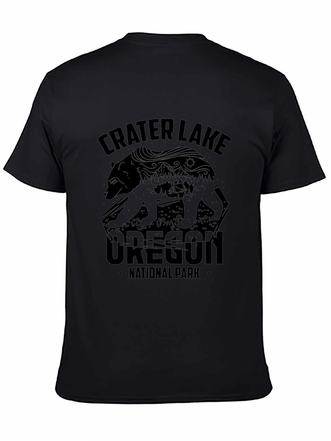 Crater Lake Oregon National Park Bear T-Shirt