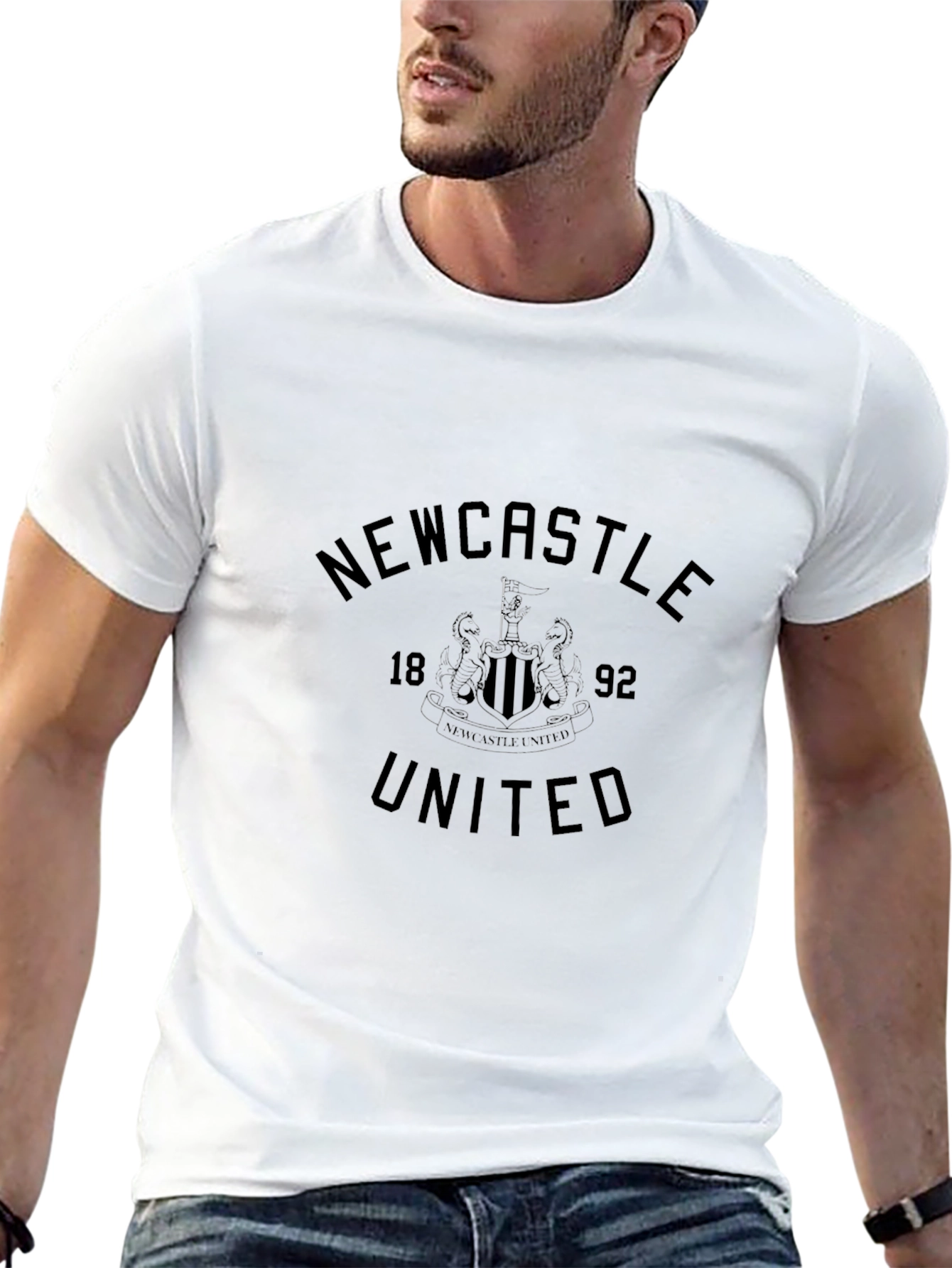 Newcastle United Black Graphic Tee