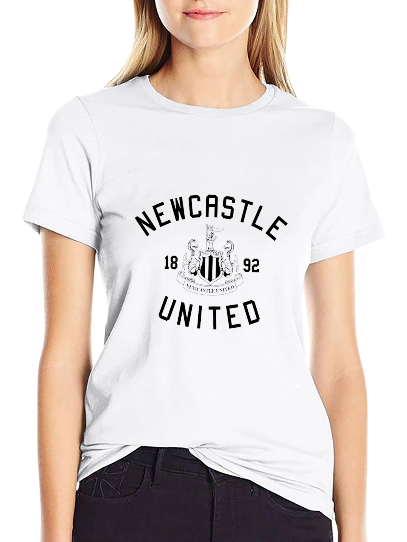 Newcastle United Black Graphic Tee