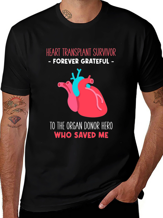 Heart Transplant Survivor Grateful T-Shirt