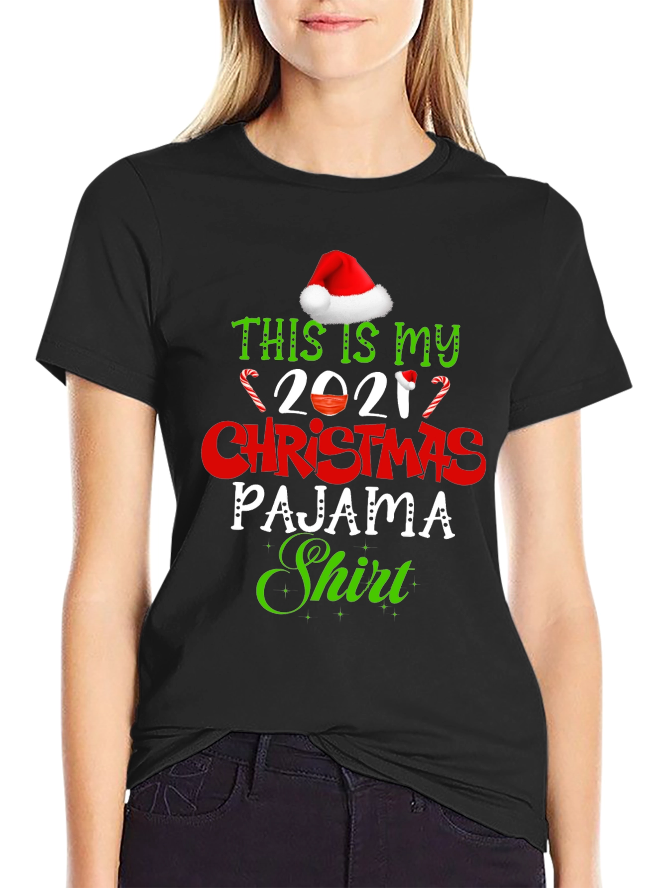 Christmas Pajama T-Shirt 2021