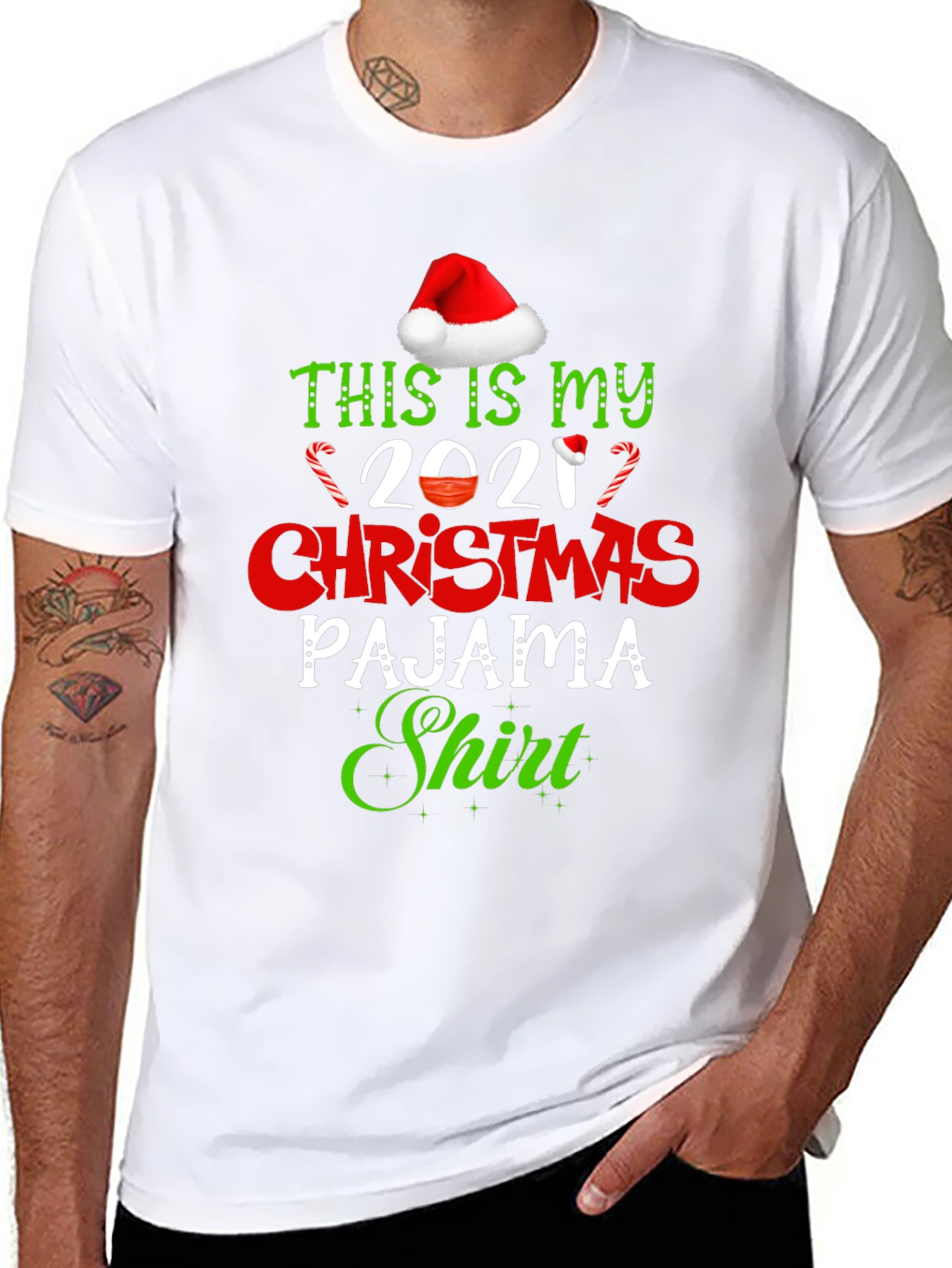 Christmas Pajama T-Shirt 2021
