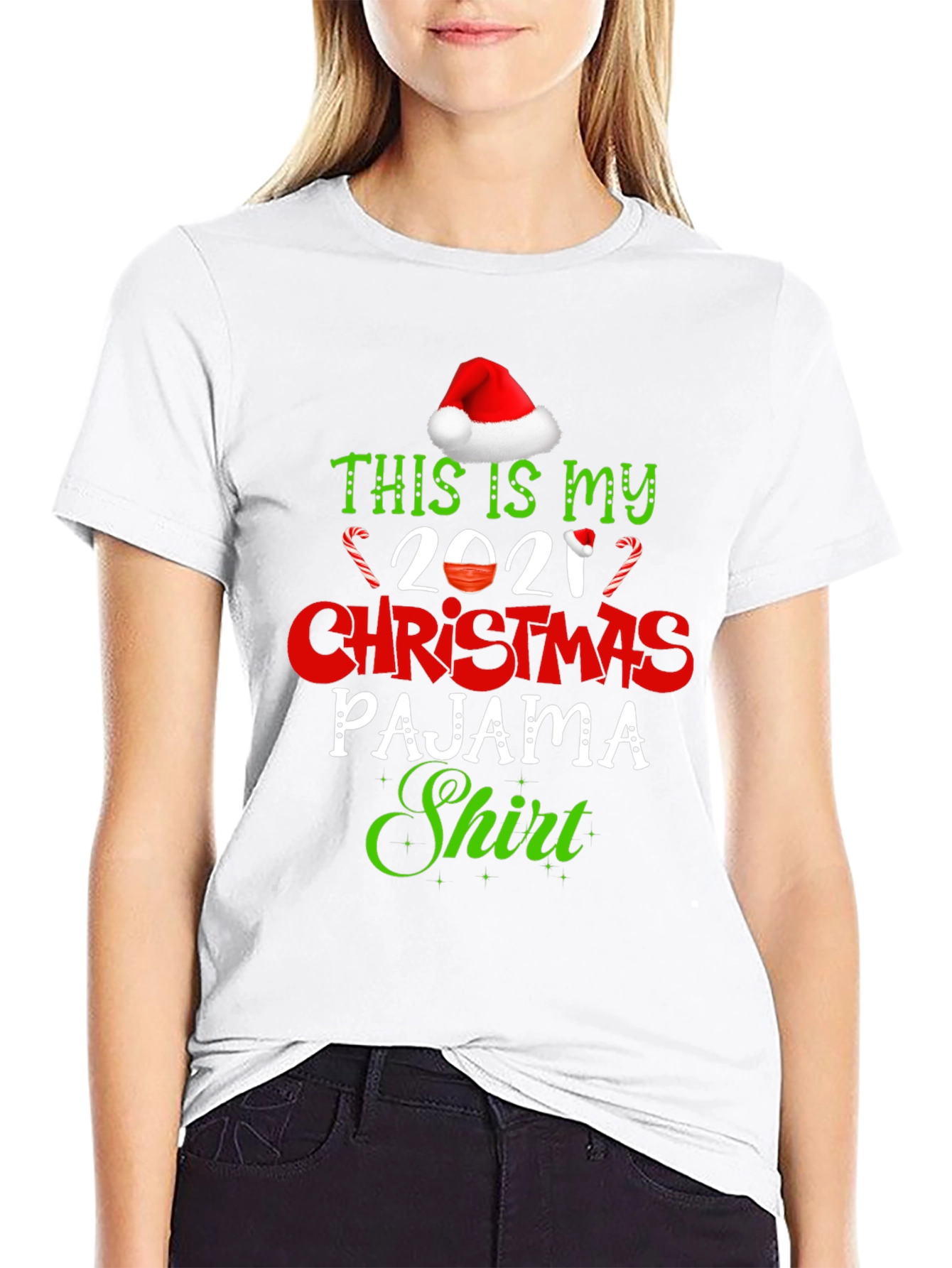 Christmas Pajama T-Shirt 2021