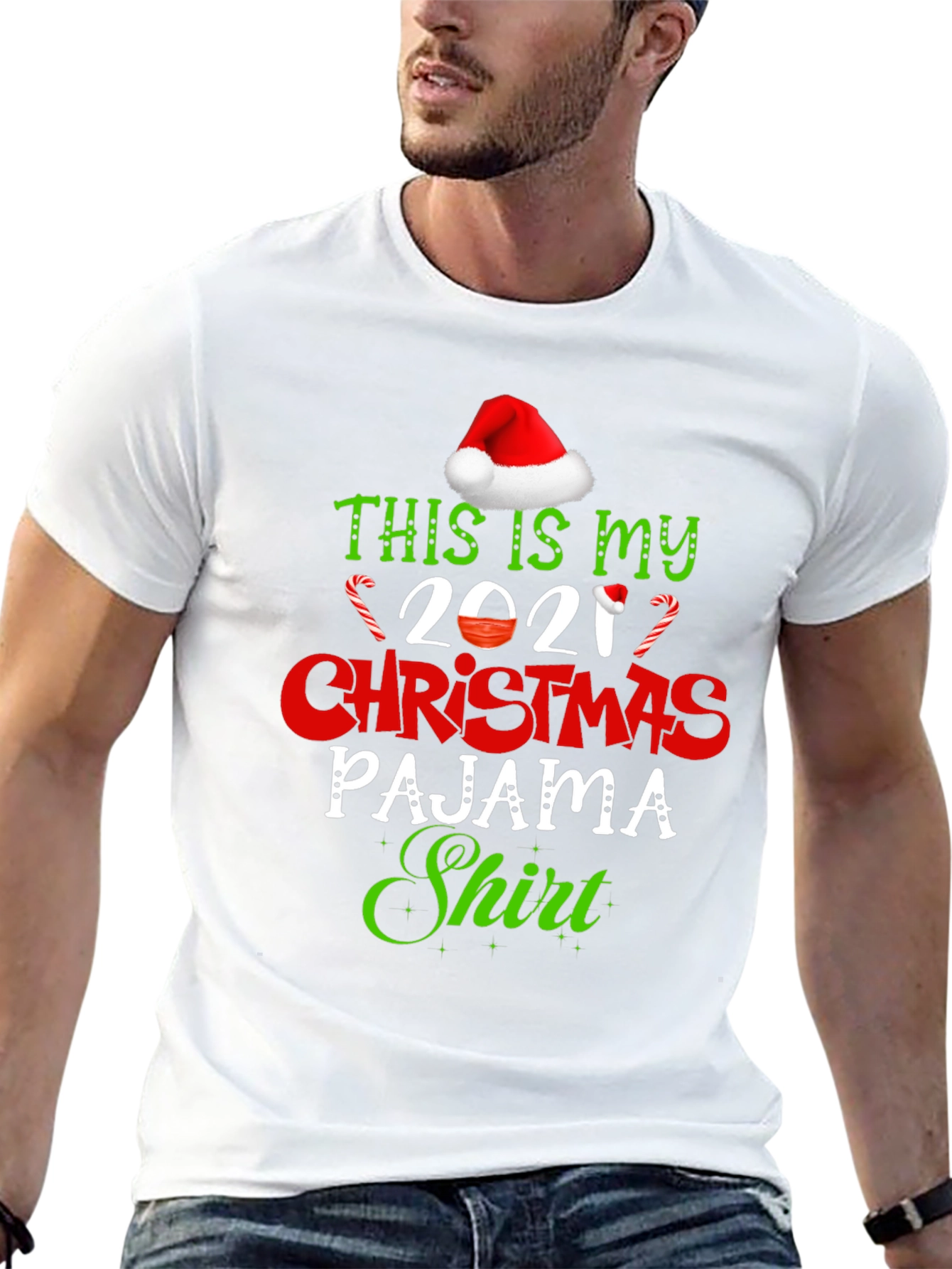 Christmas Pajama T-Shirt 2021