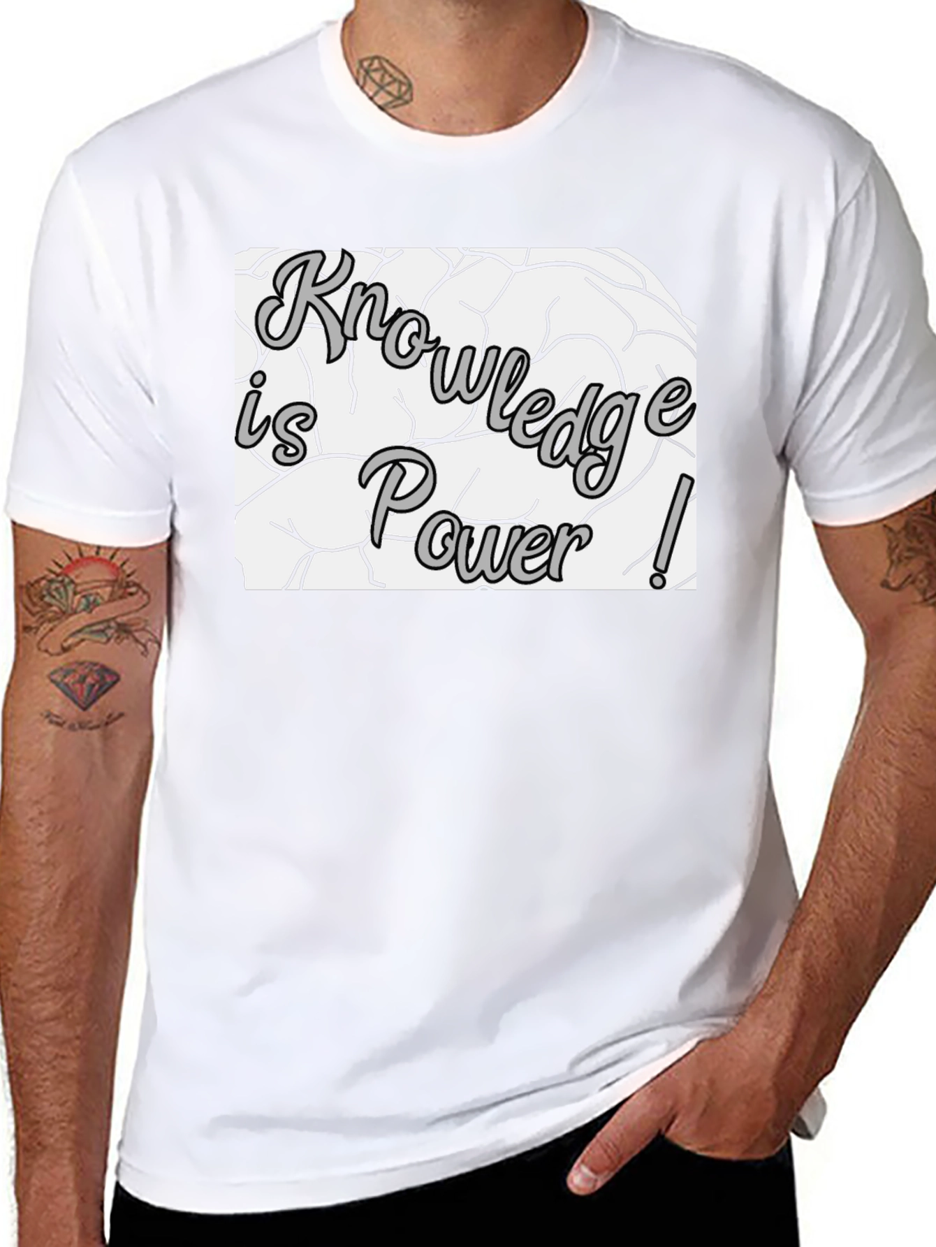 Knowledge is Power Graphic Tee