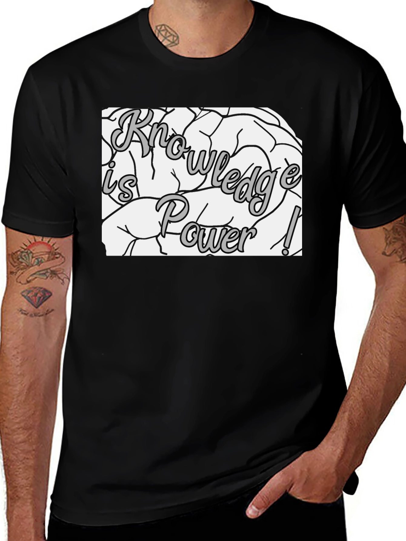 Knowledge is Power Graphic Tee