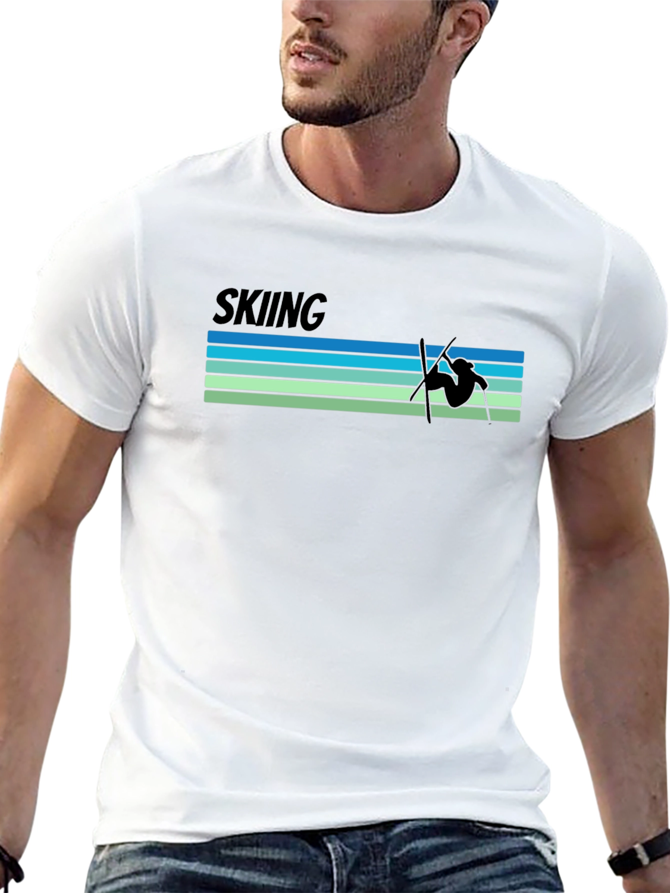 Retro Skiing T-Shirt