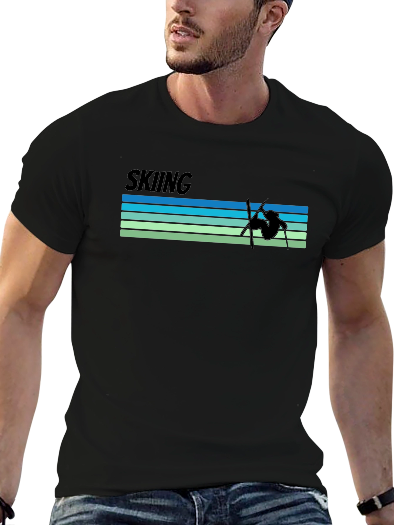 Retro Skiing T-Shirt