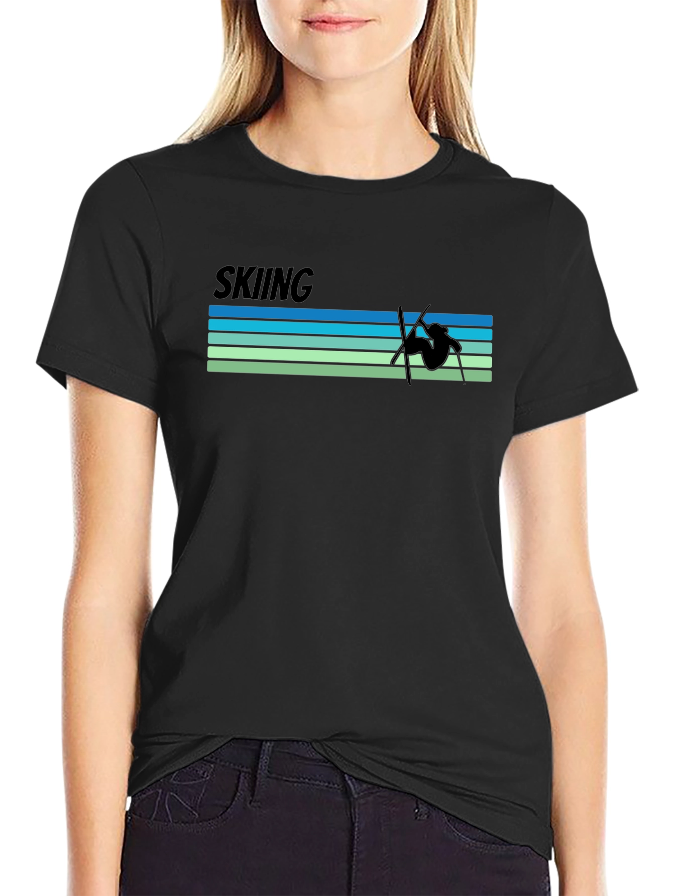 Retro Skiing T-Shirt