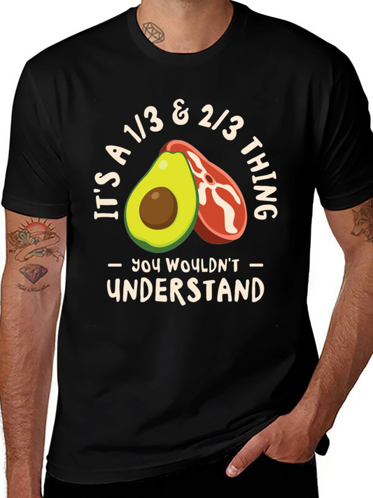 Avocado & Steak Funny Keto T-Shirt