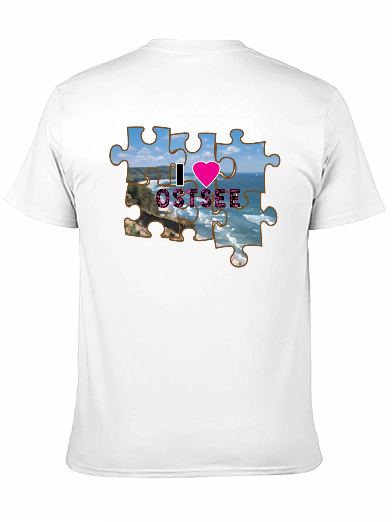 I Love Ostsee Jigsaw Tee
