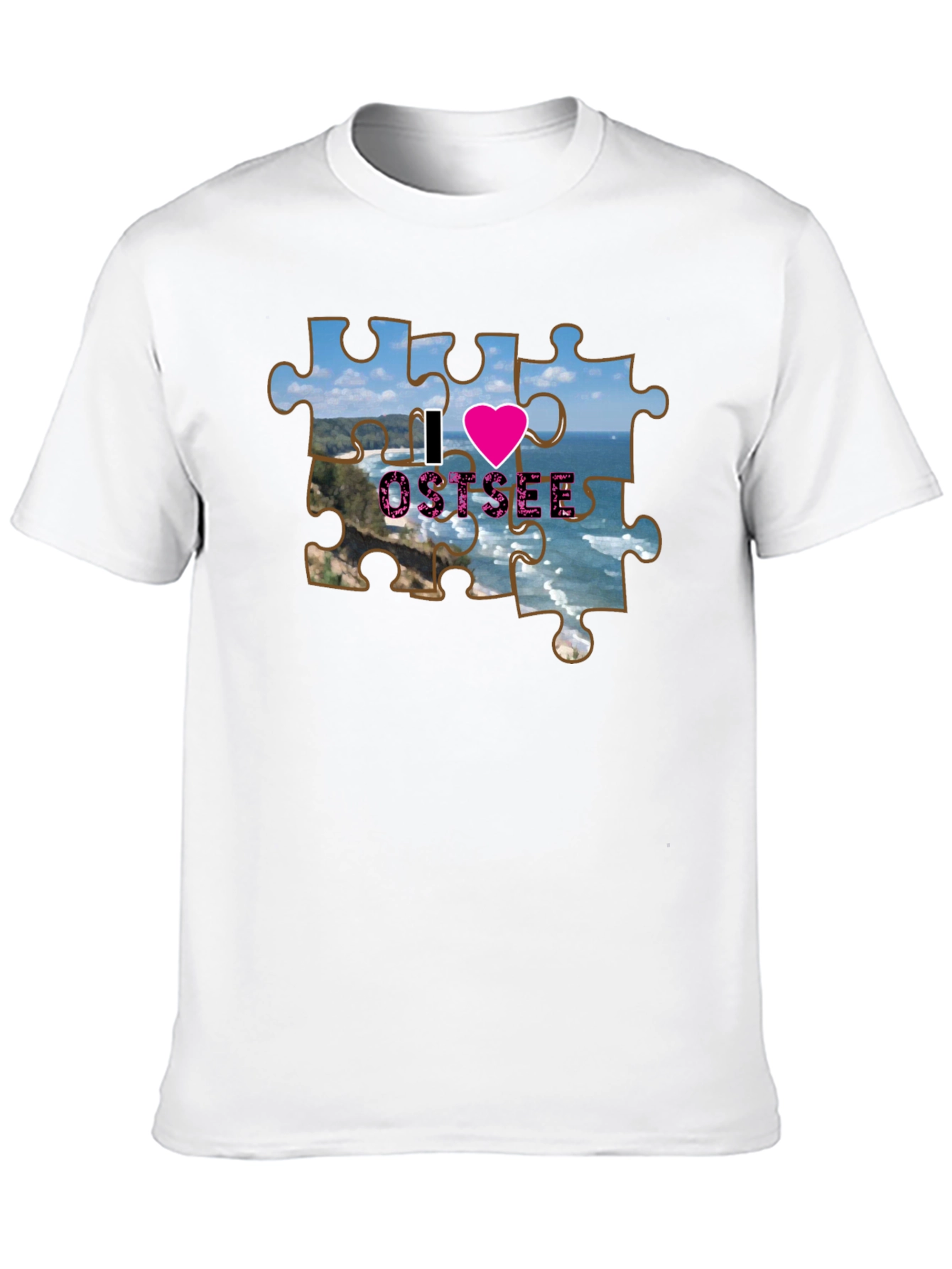 I Love Ostsee Jigsaw Tee