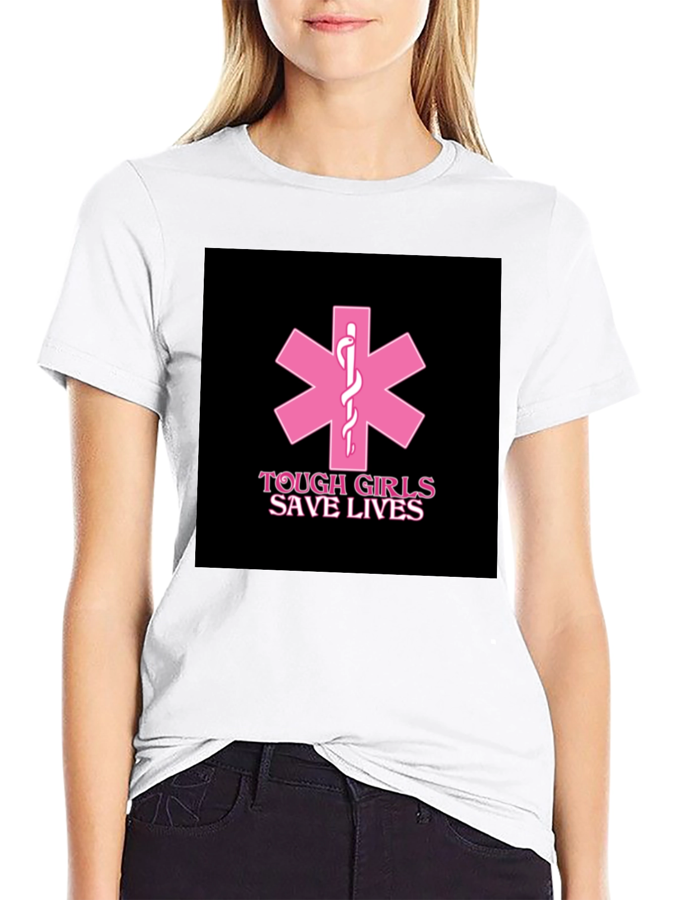 Tough Girls Save Lives Graphic Tee