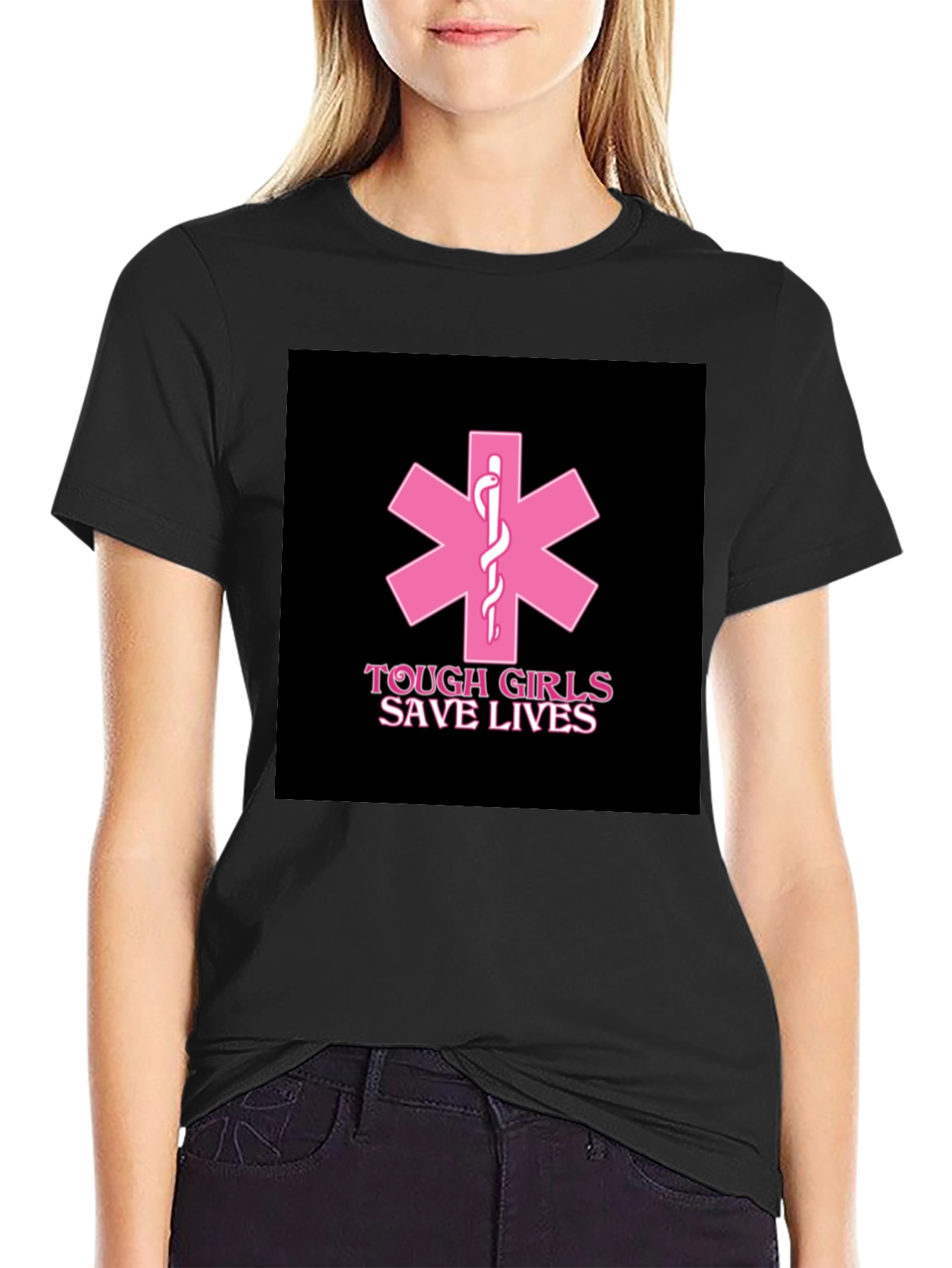 Tough Girls Save Lives Graphic Tee