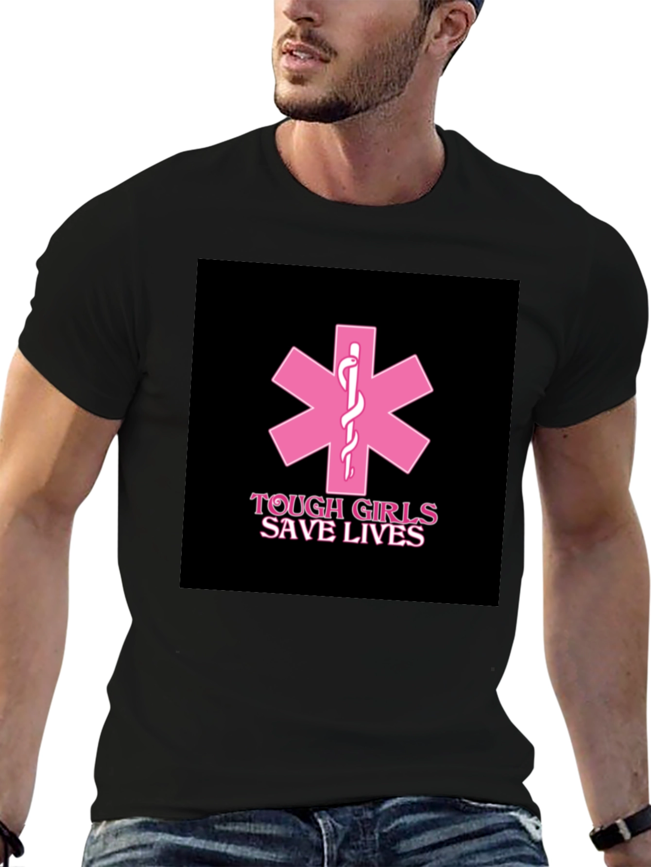 Tough Girls Save Lives Graphic Tee