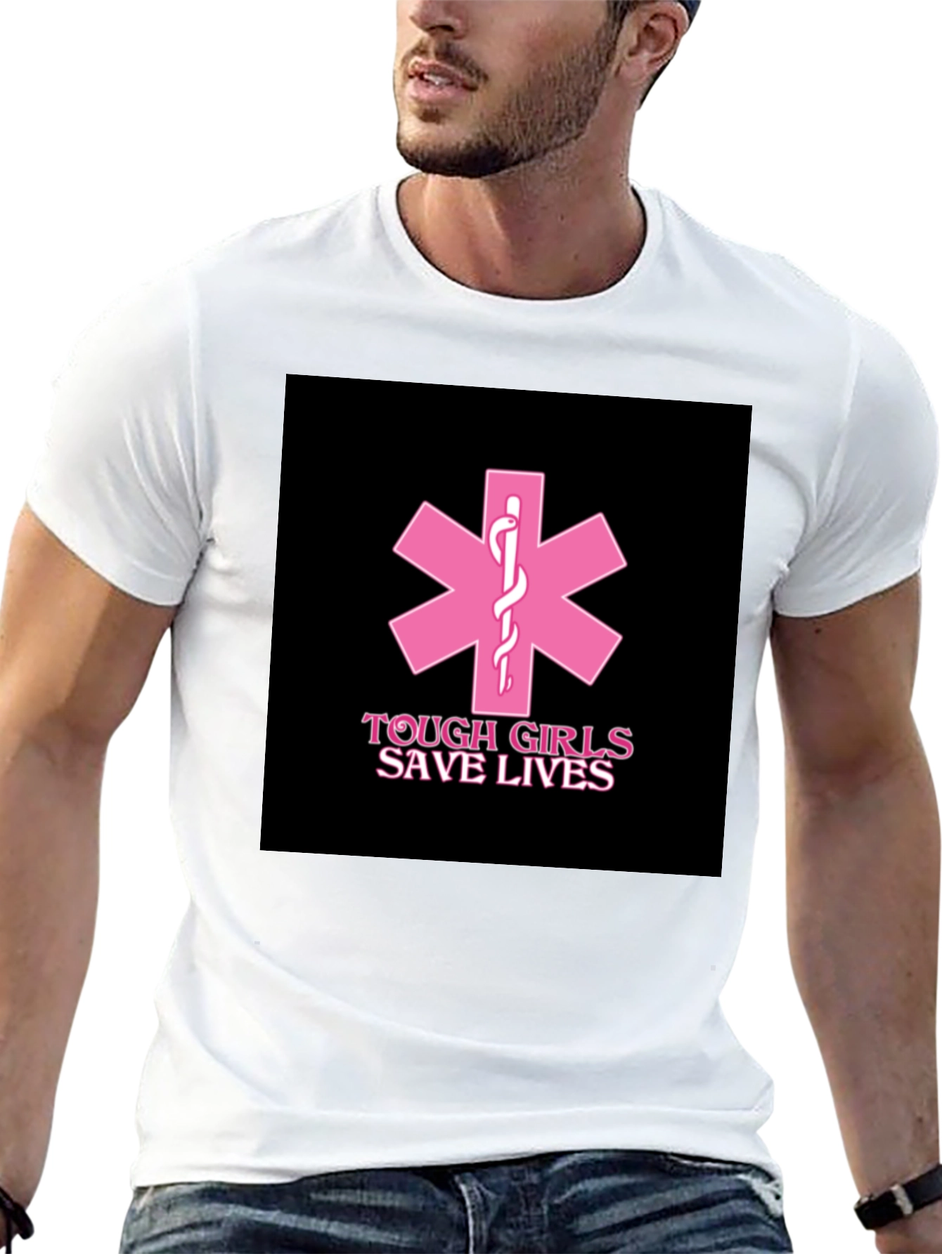 Tough Girls Save Lives Graphic Tee