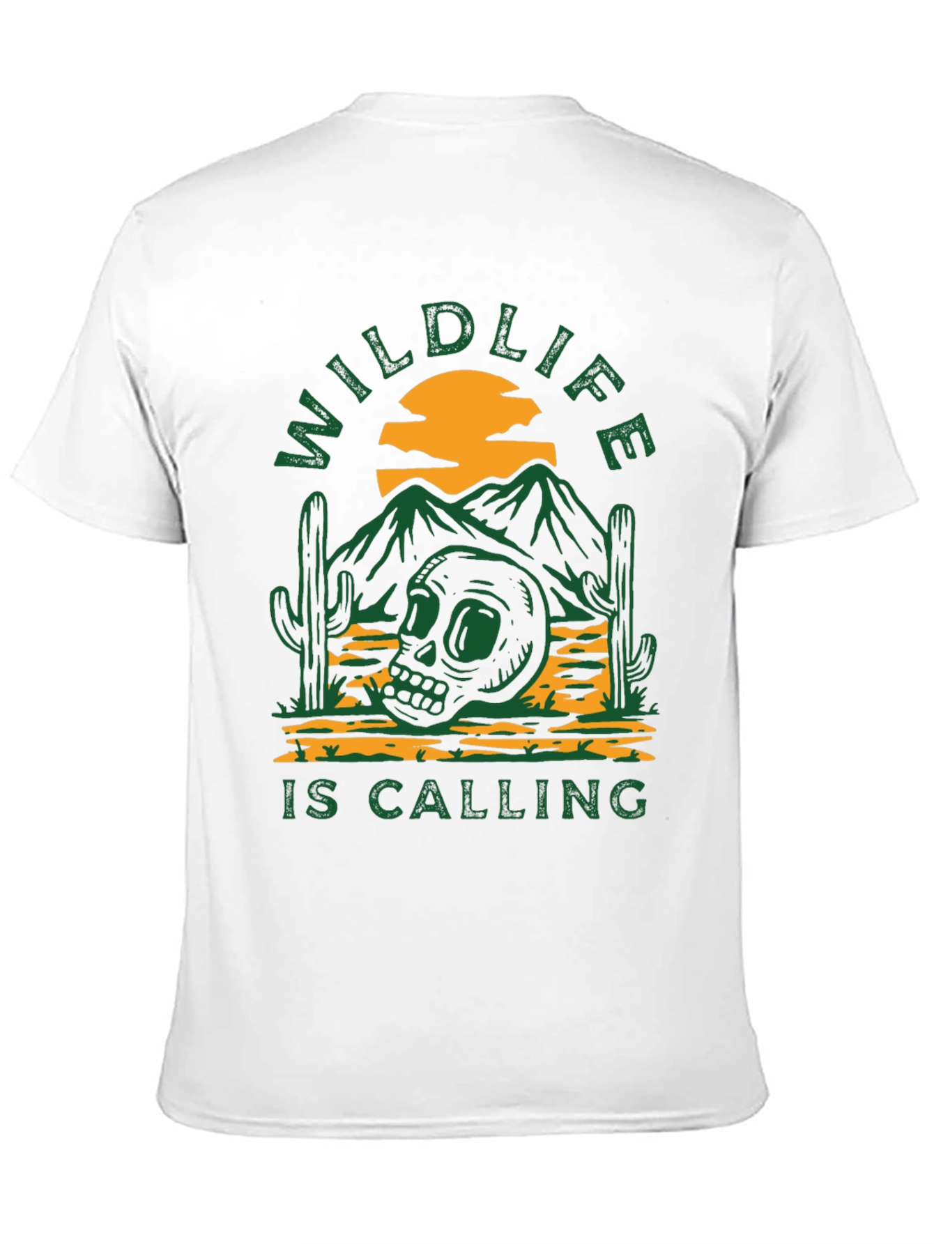 Wildlife Calling Black Graphic Tee