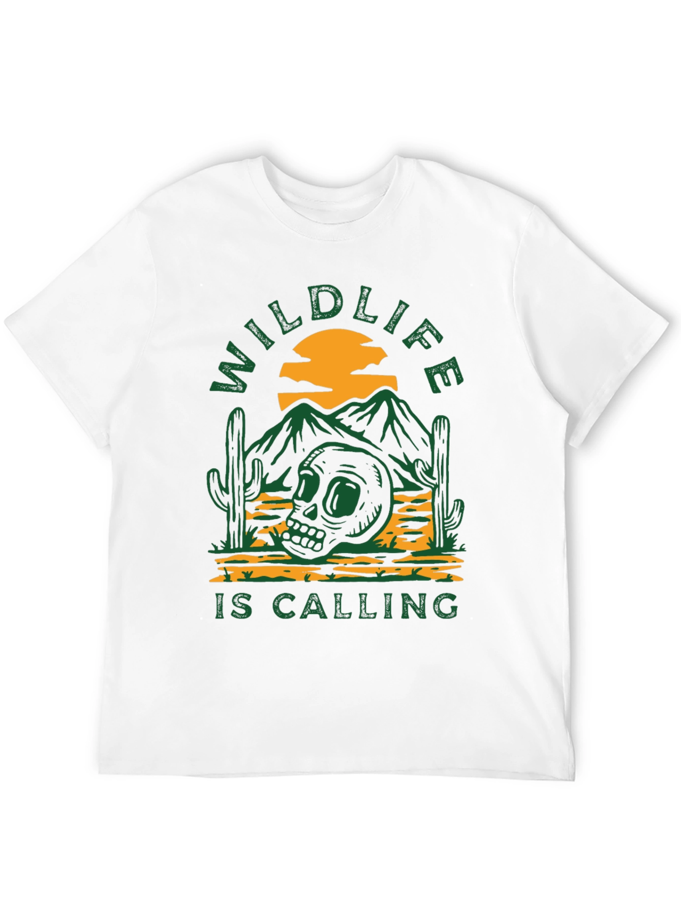 Wildlife Calling Black Graphic Tee