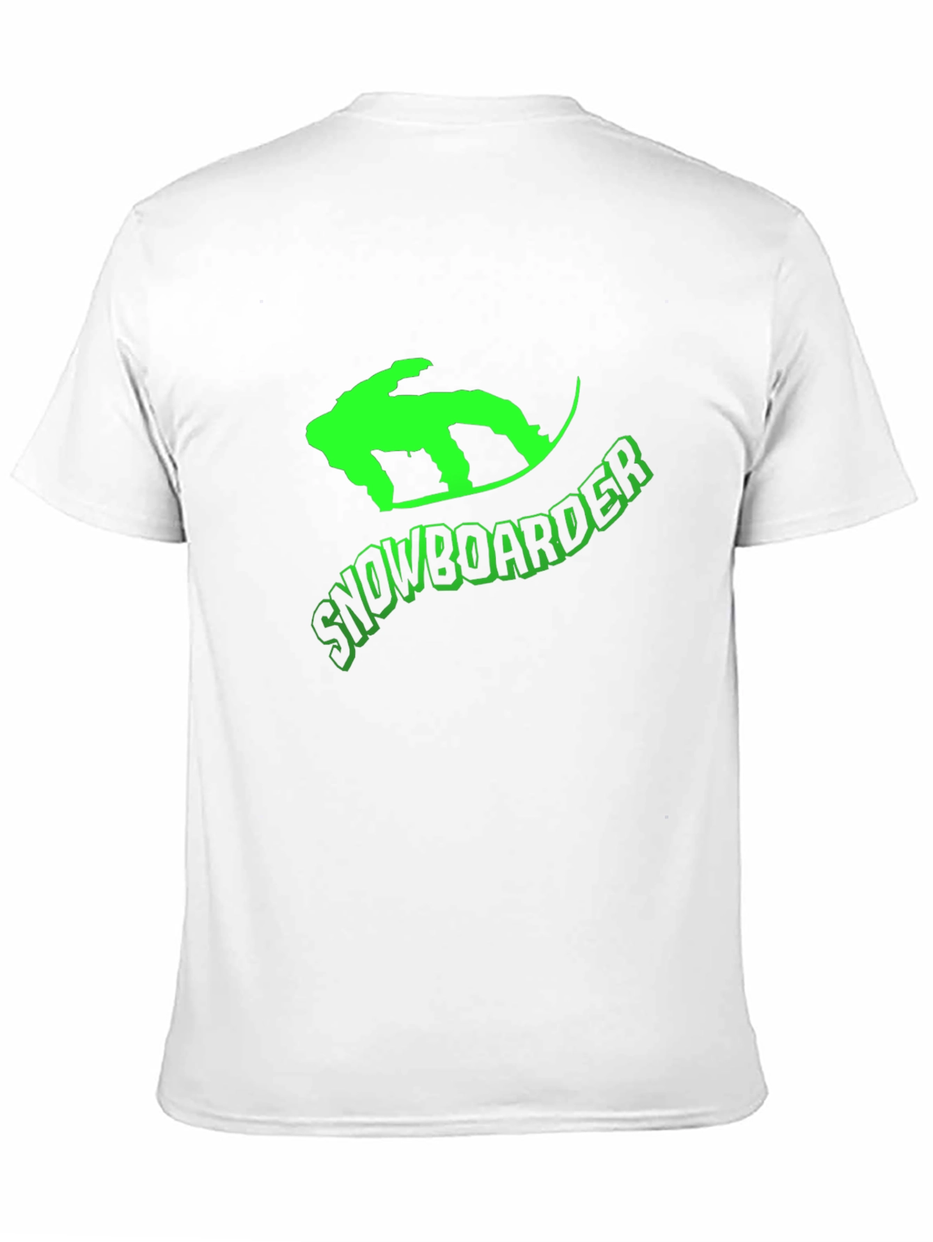 Snowboarder Graphic T-Shirt - Black