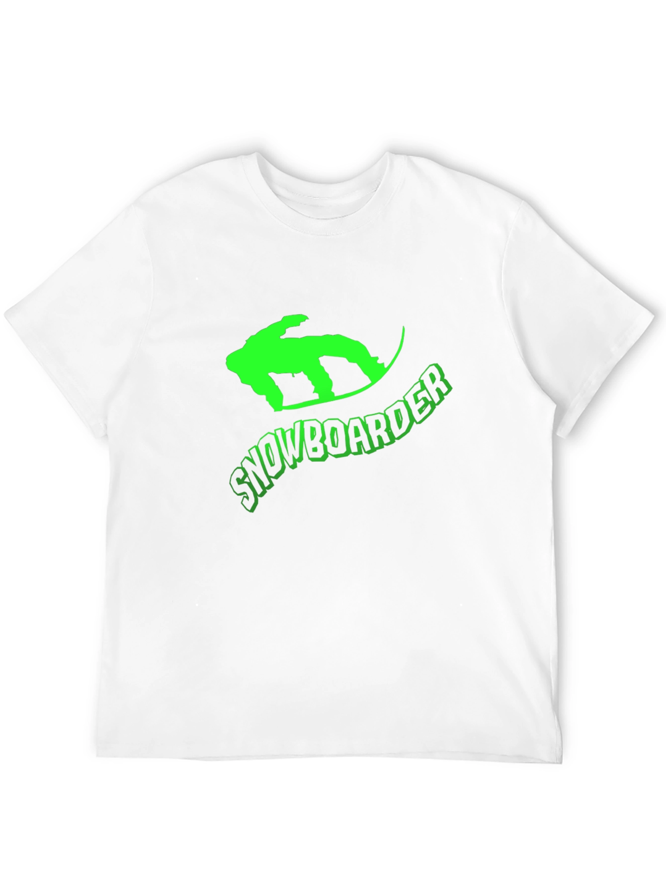 Snowboarder Graphic T-Shirt - Black