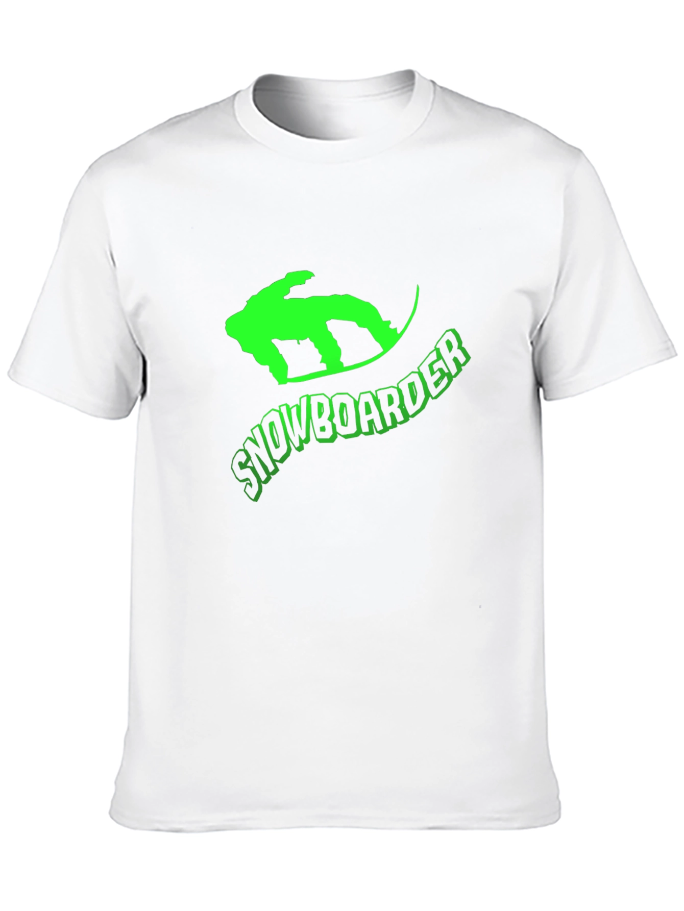 Snowboarder Graphic T-Shirt - Black