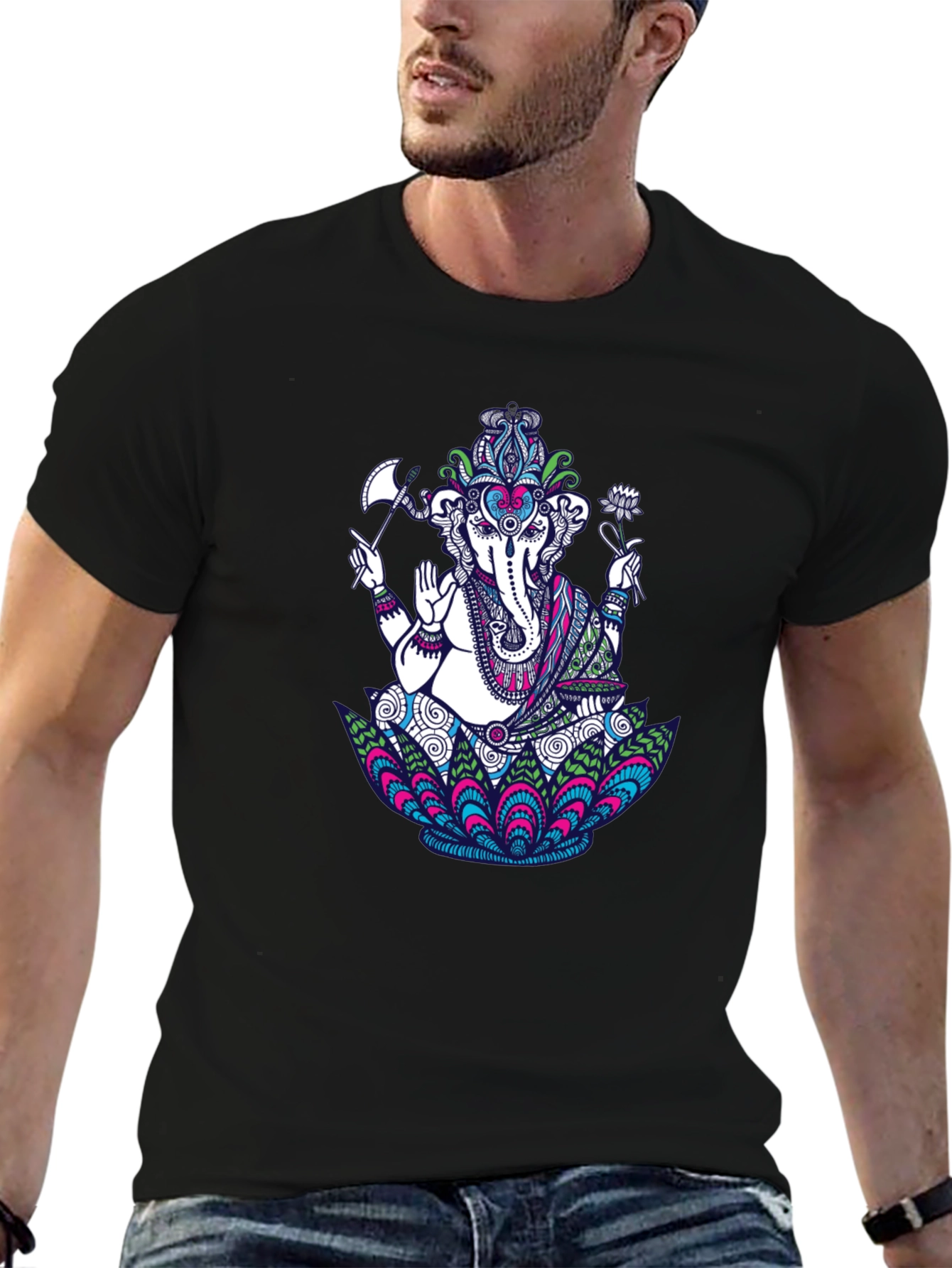 Ganesh Graphic Tee - Stylish Comfort Fit