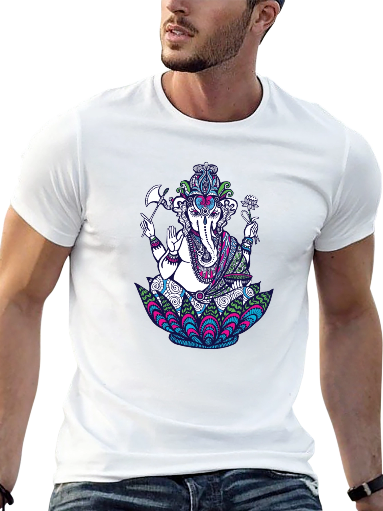 Ganesh Graphic Tee - Stylish Comfort Fit