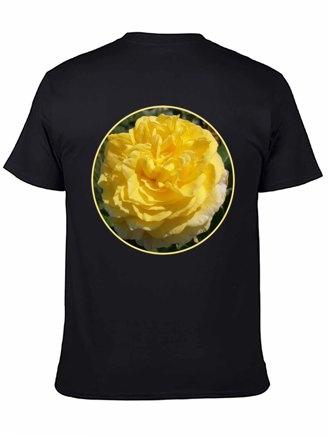 Yellow Rose Graphic Tee - Floral T-Shirt