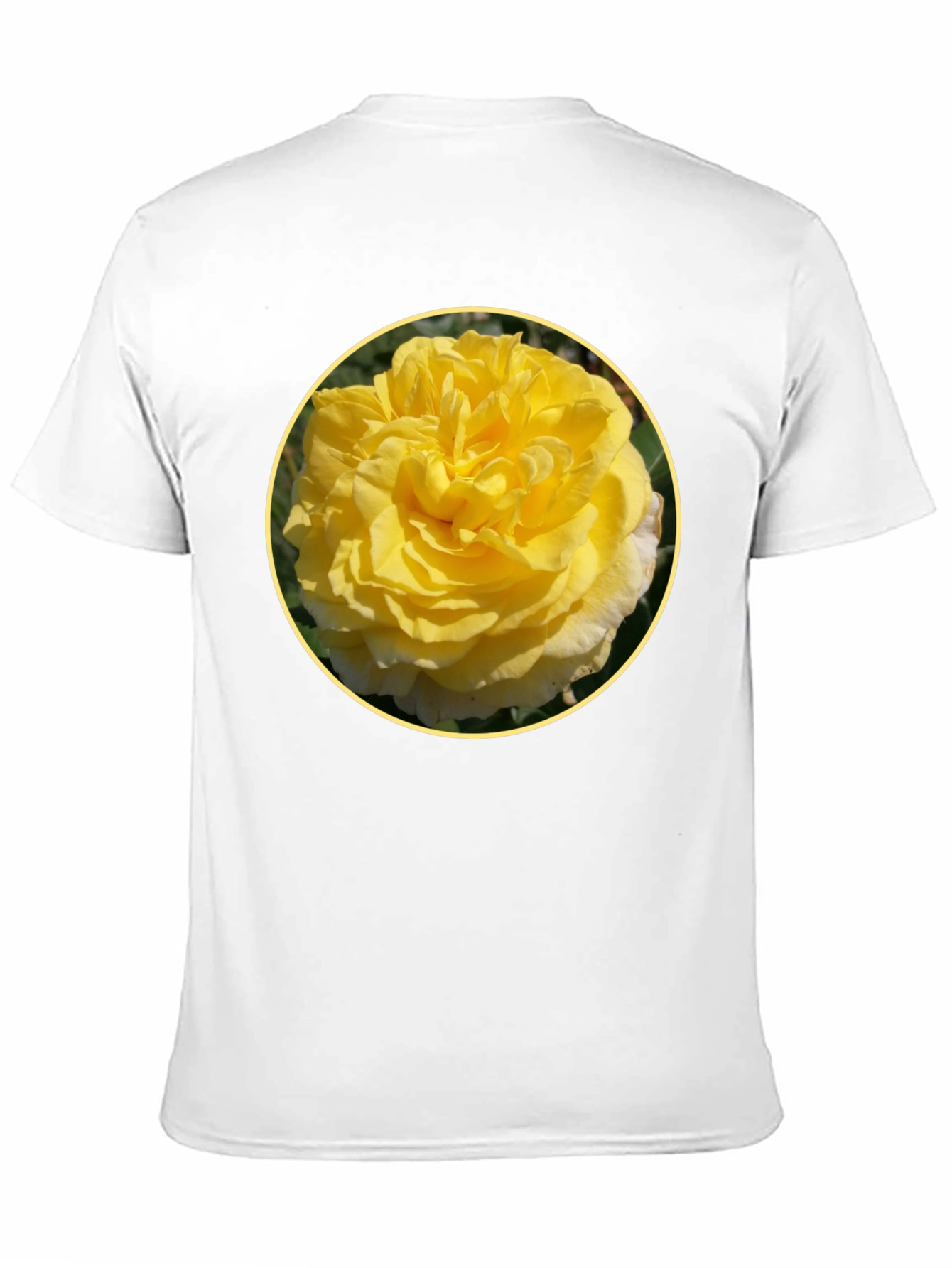 Yellow Rose Graphic Tee - Floral T-Shirt