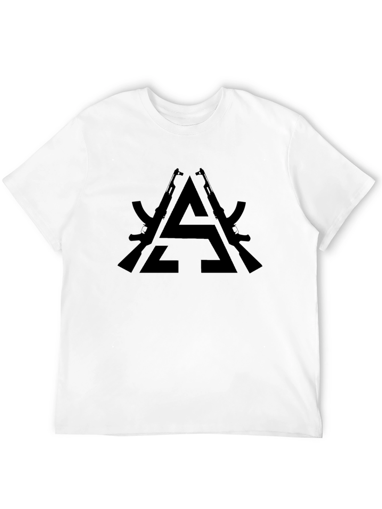 Black AK-47 Graphic T-Shirt - Tactical Style