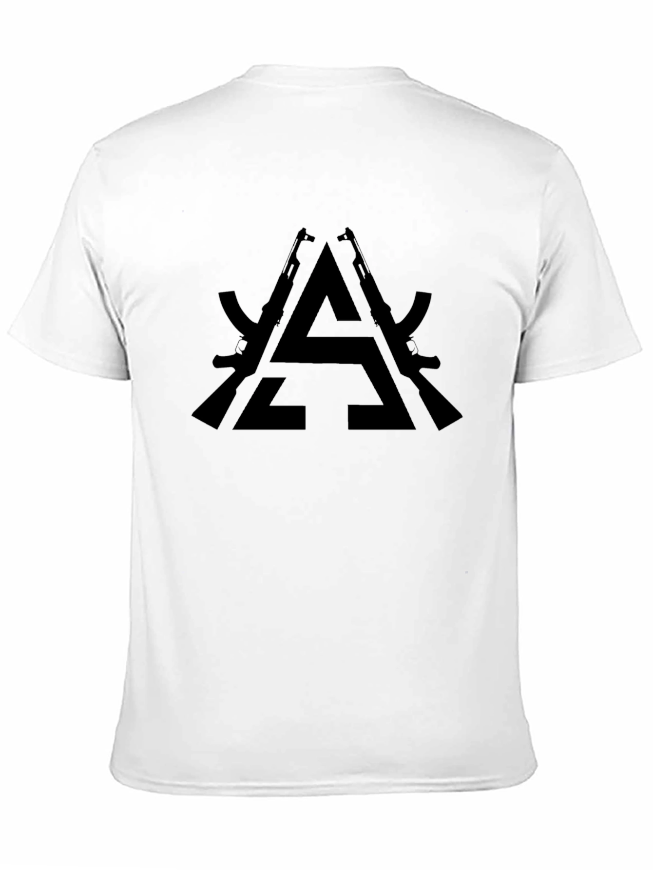 Black AK-47 Graphic T-Shirt - Tactical Style