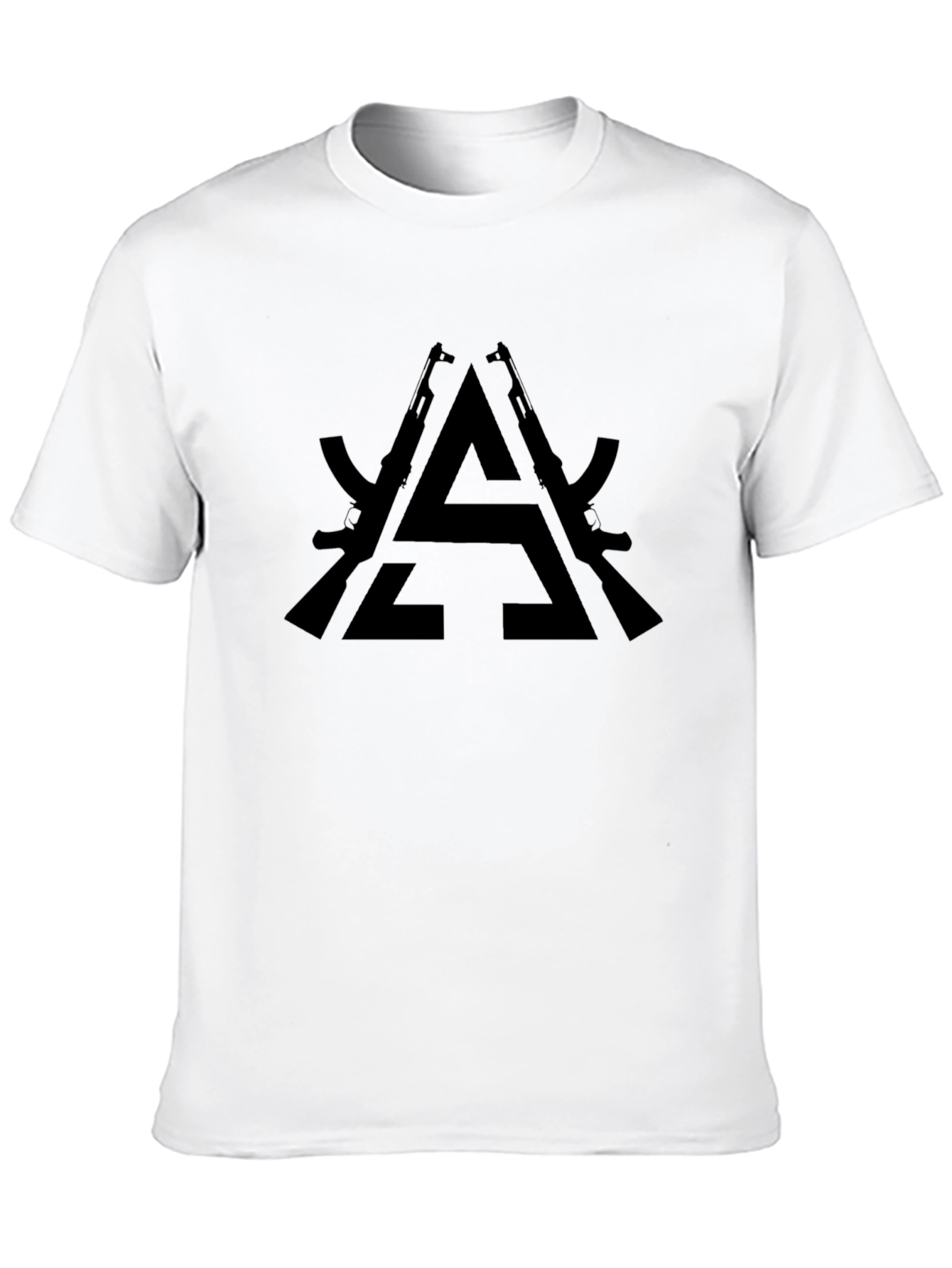 Black AK-47 Graphic T-Shirt - Tactical Style
