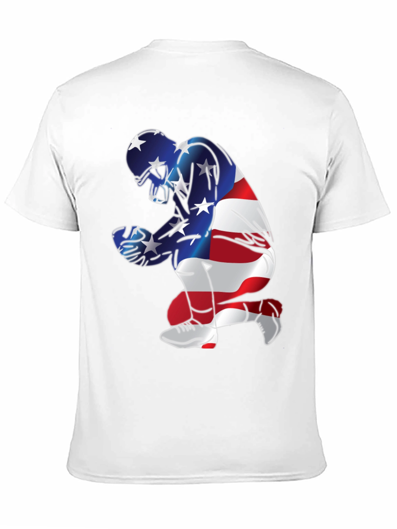 Patriotic Football Graphic T-Shirt