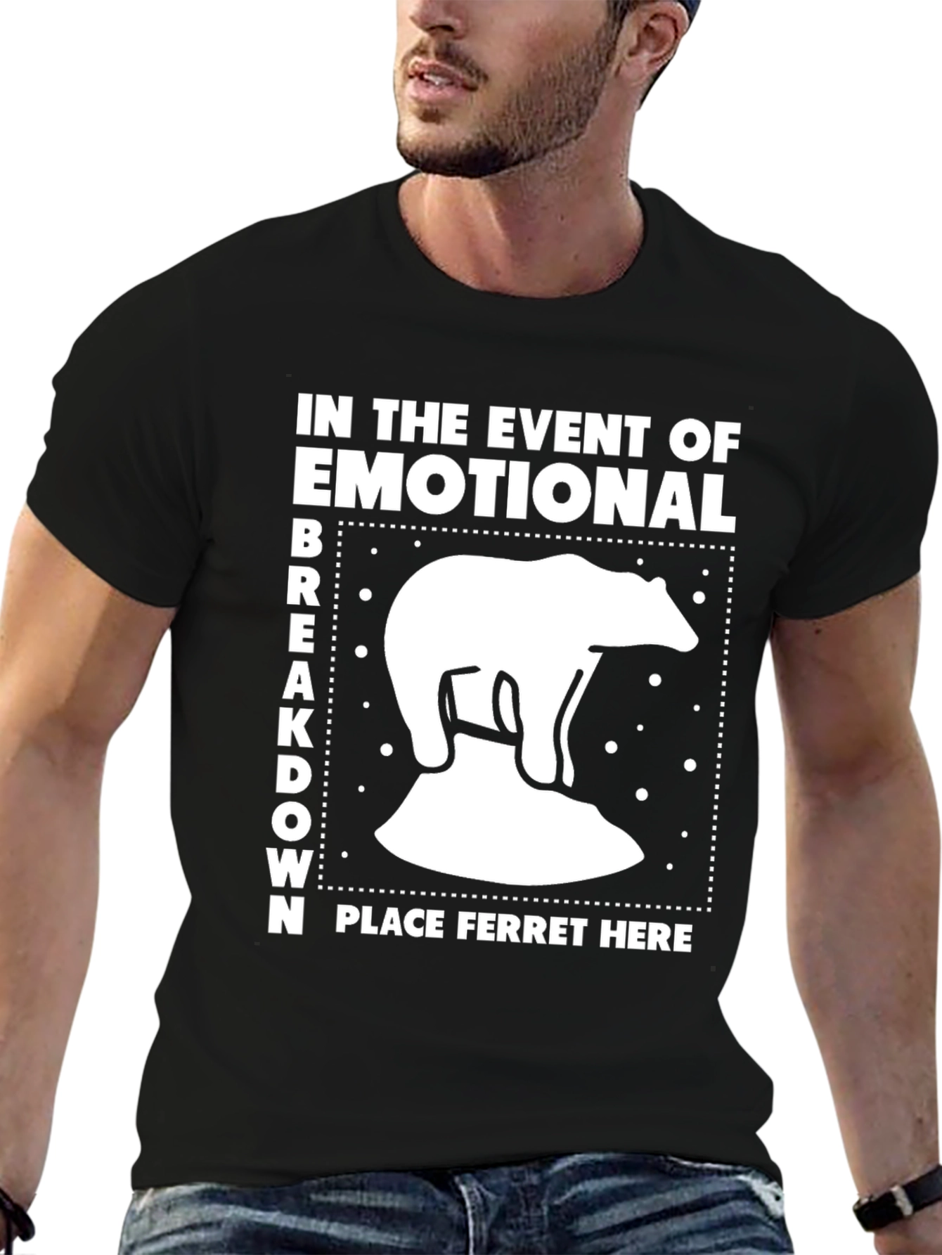 Emotional Breakdown Ferret T-Shirt