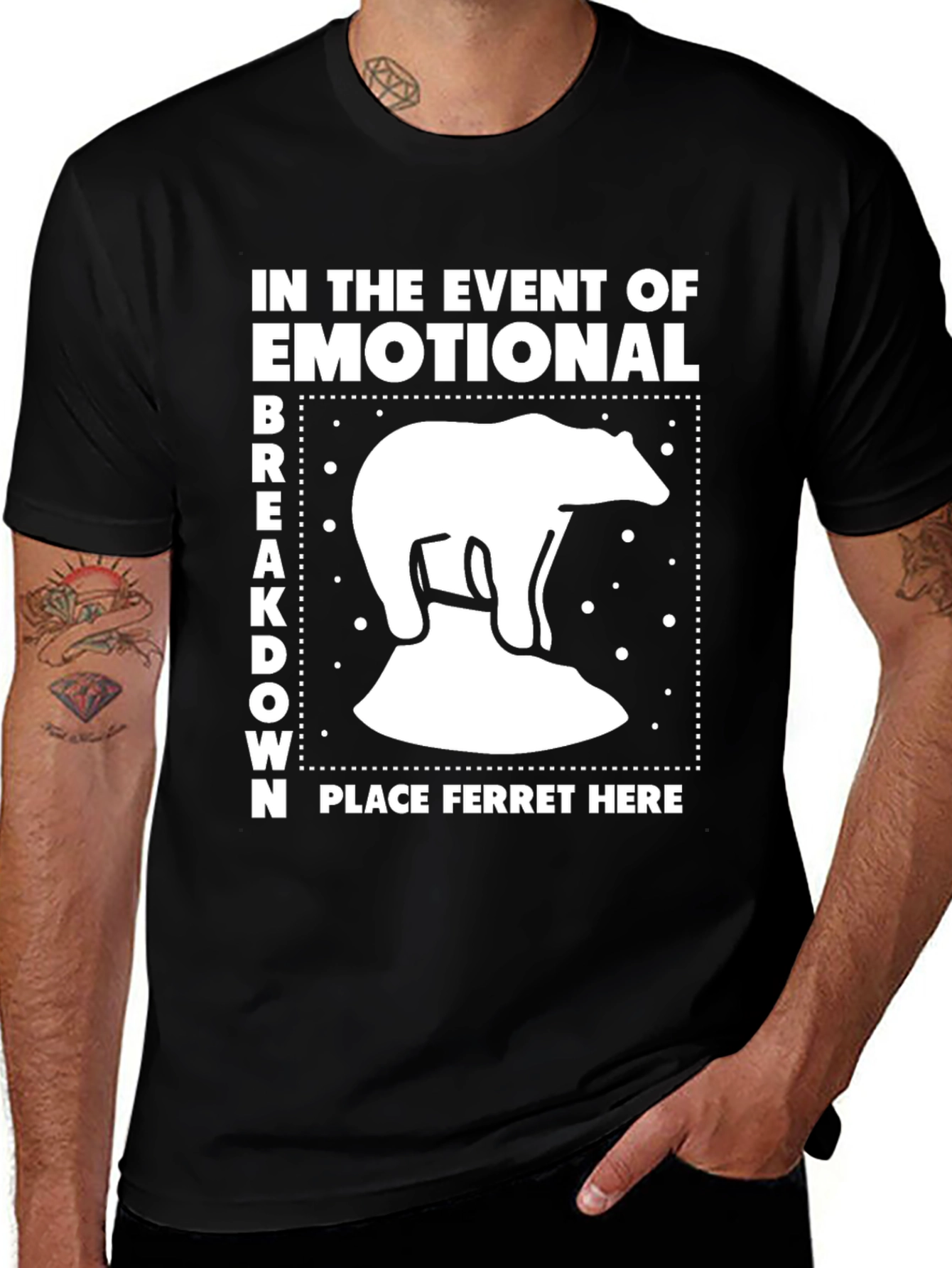 Emotional Breakdown Ferret T-Shirt