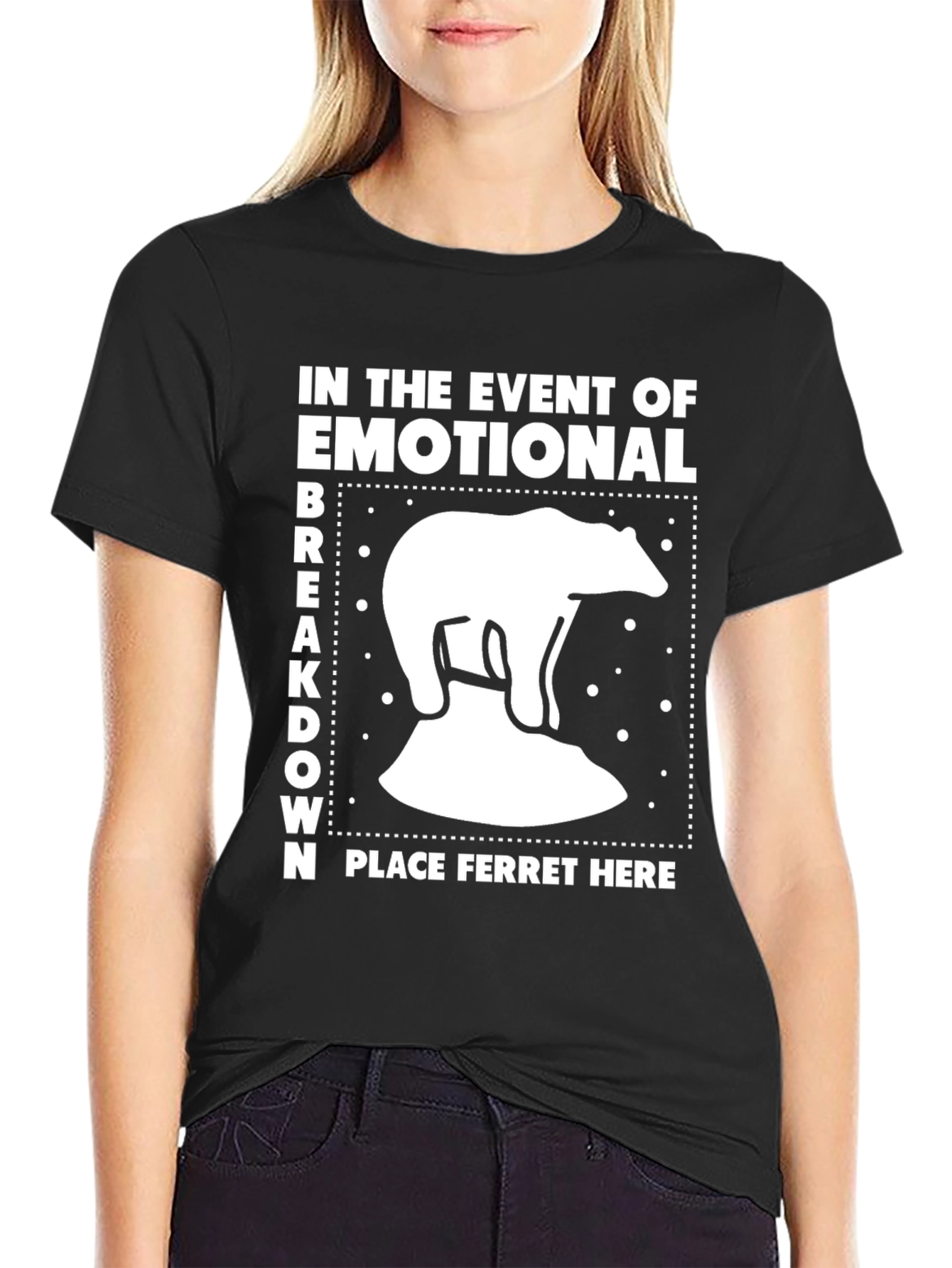 Emotional Breakdown Ferret T-Shirt