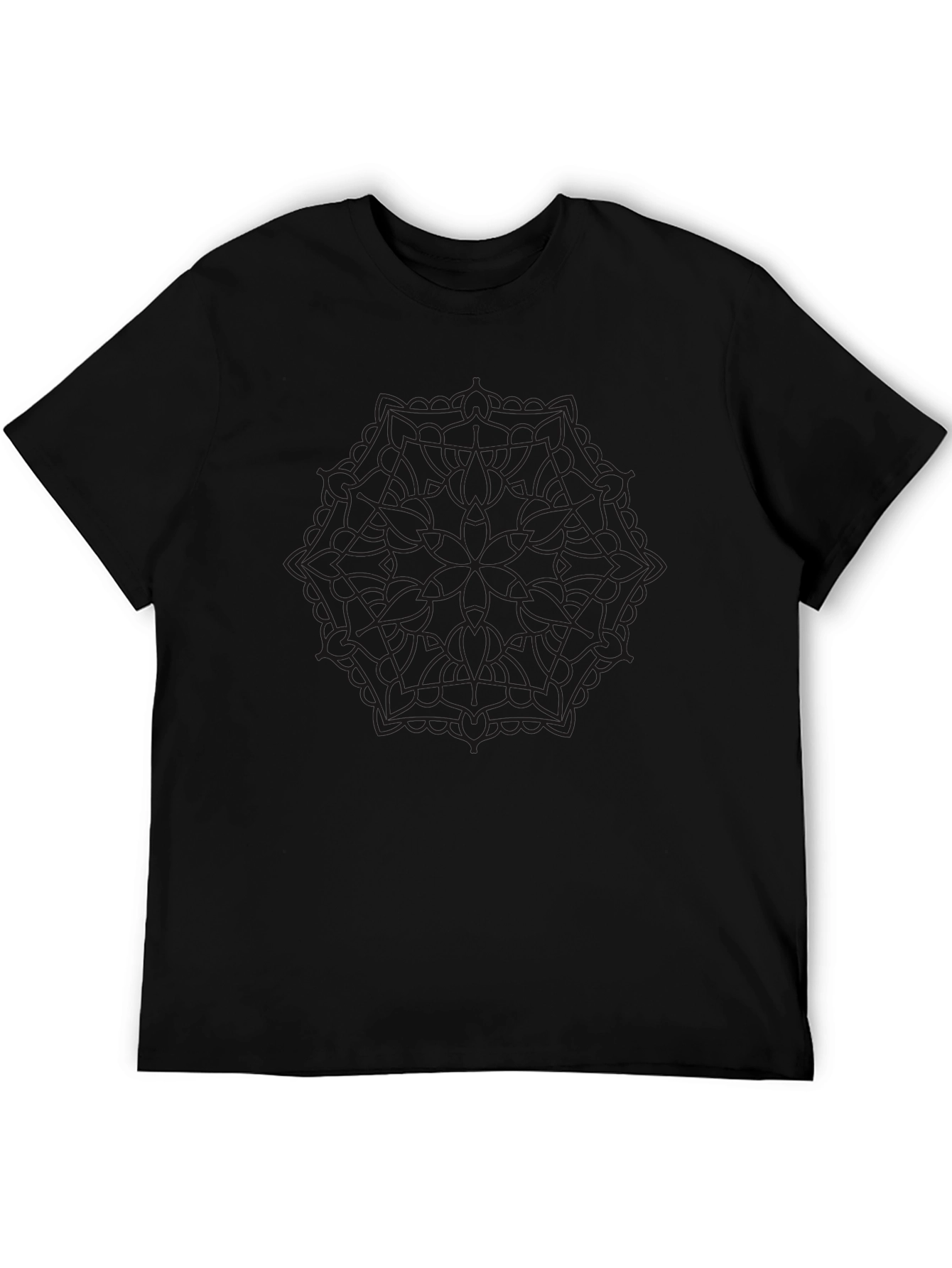 Black Graphic Tee - Minimalist Style