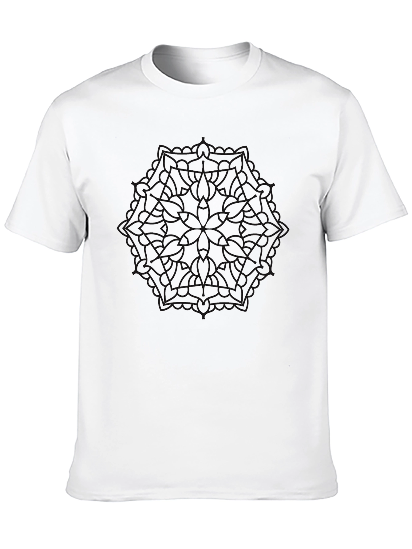 Black Graphic Tee - Minimalist Style
