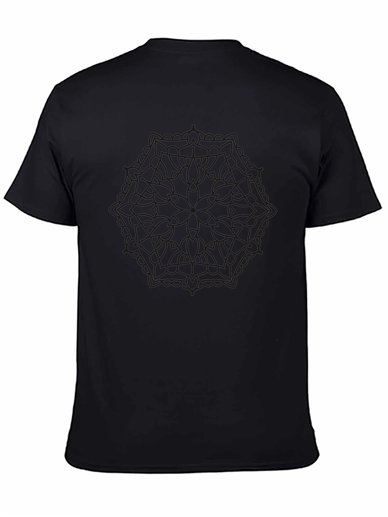 Black Graphic Tee - Minimalist Style