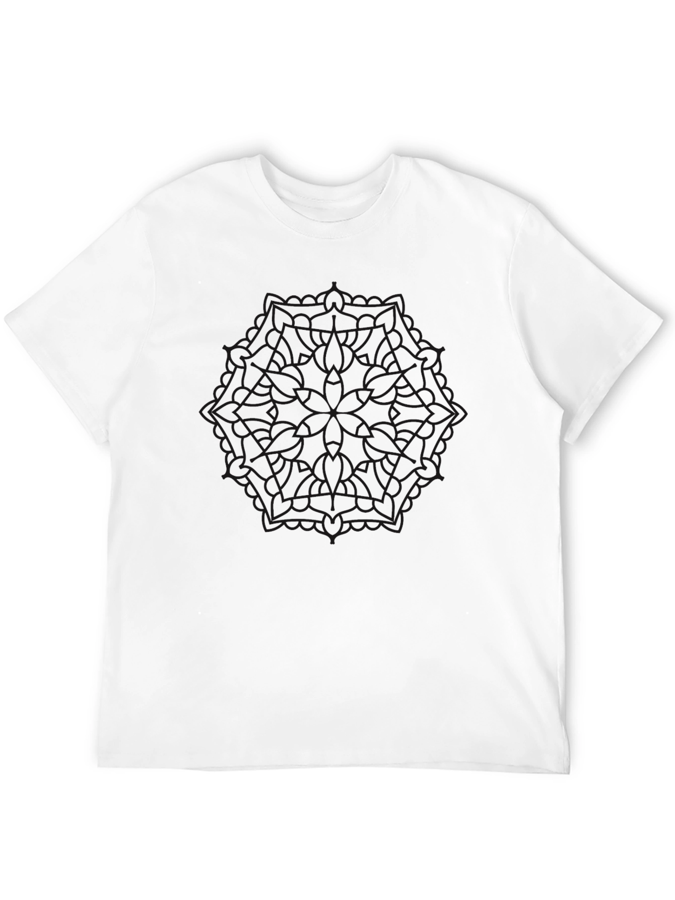 Black Graphic Tee - Minimalist Style
