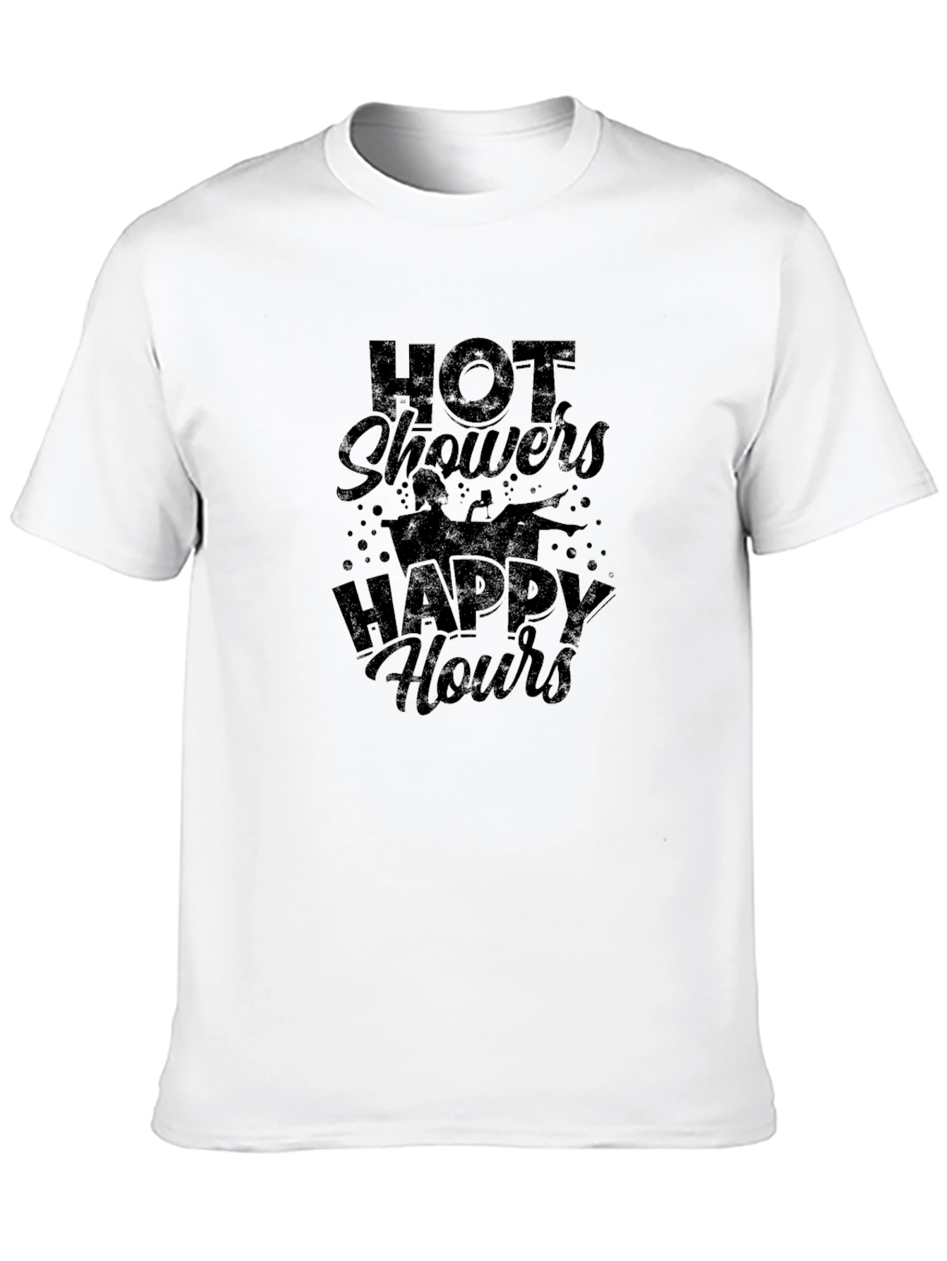 Hot Showers Happy Hours Graphic T-Shirt