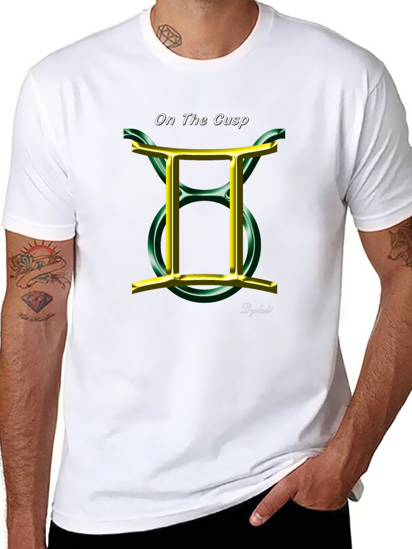 Gemini Zodiac Graphic Tee - On The Cusp Design