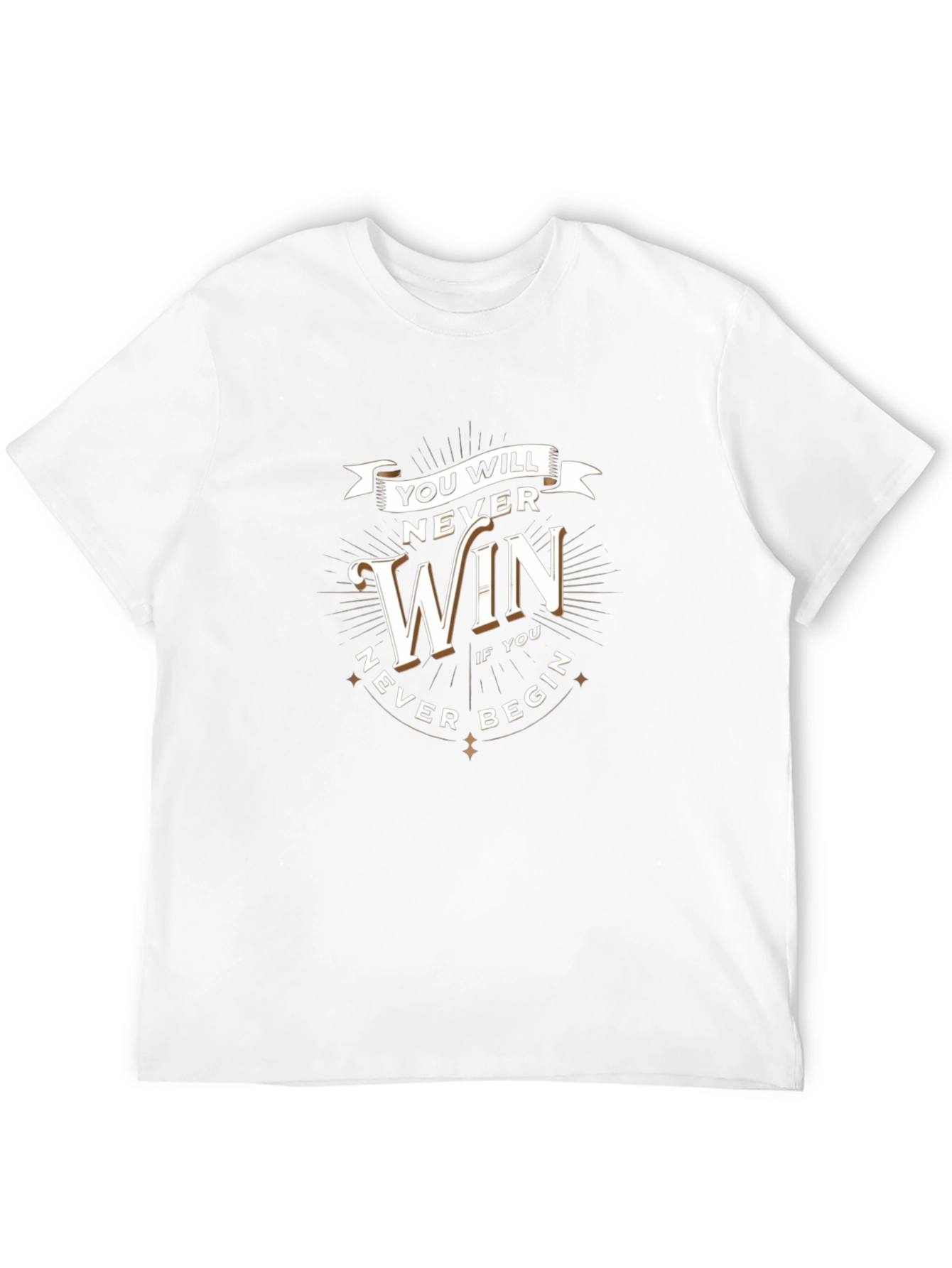 Motivational Never Win Graphic Tee