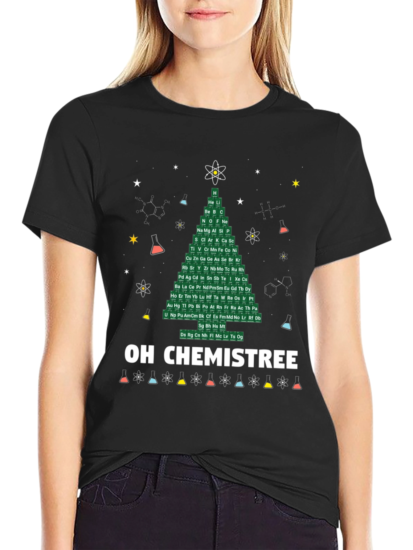 Oh Chemistree T-Shirt - Science Christmas Tee