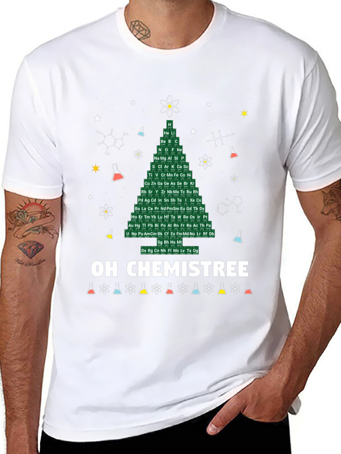 Oh Chemistree T-Shirt - Science Christmas Tee