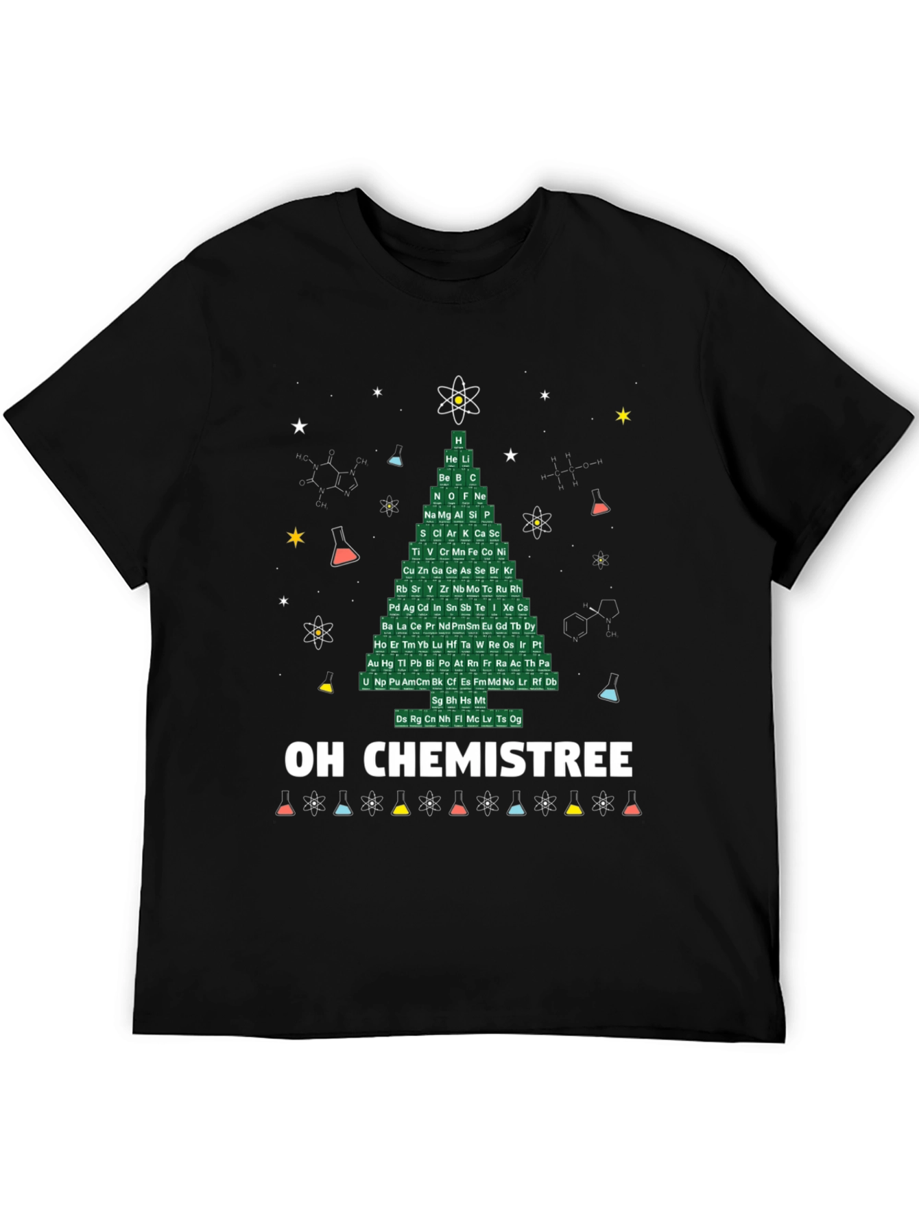 Oh Chemistree T-Shirt - Science Christmas Tee