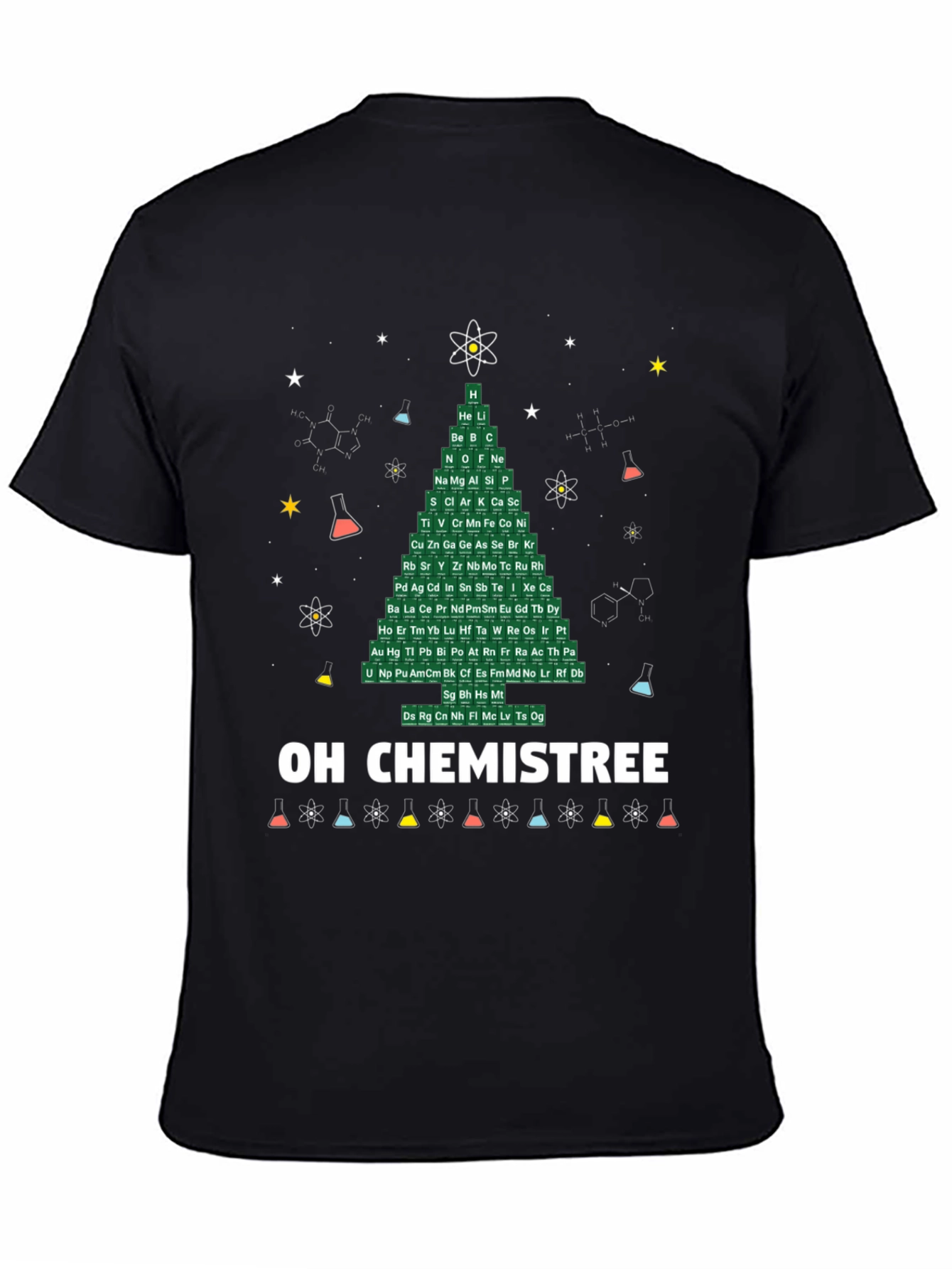 Oh Chemistree T-Shirt - Science Christmas Tee