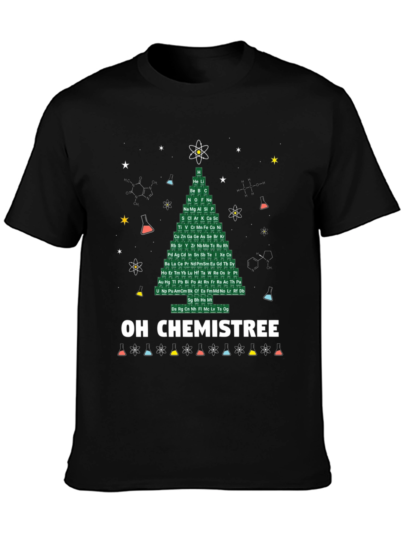 Oh Chemistree T-Shirt - Science Christmas Tee
