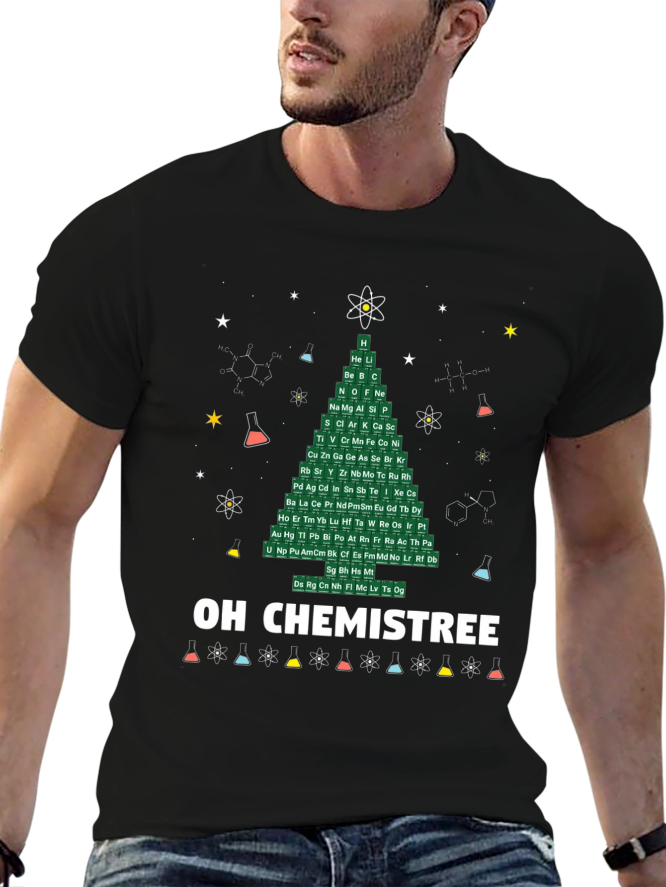 Oh Chemistree T-Shirt - Science Christmas Tee